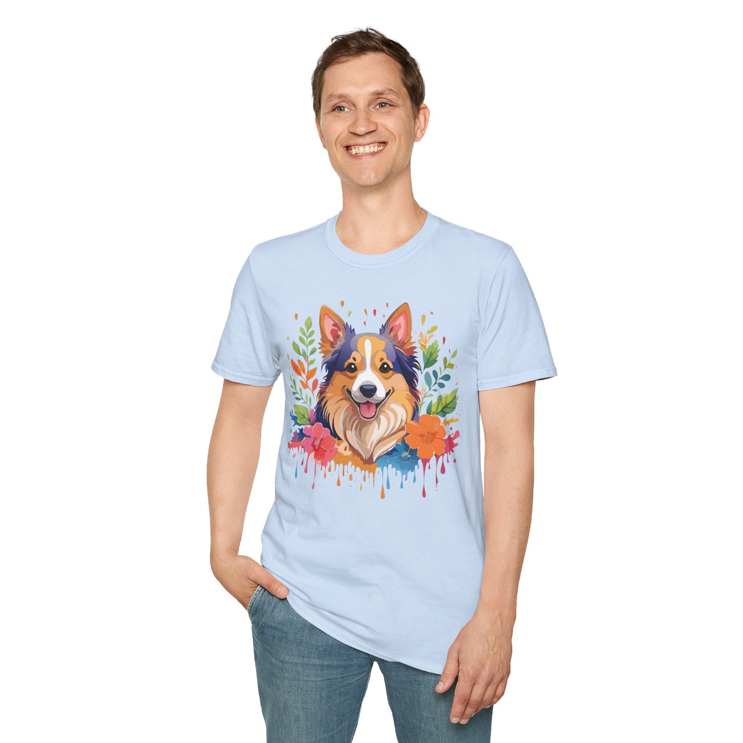 Dog Shirt, Shirt with Dog, Animal Tee, Shirt with Animals