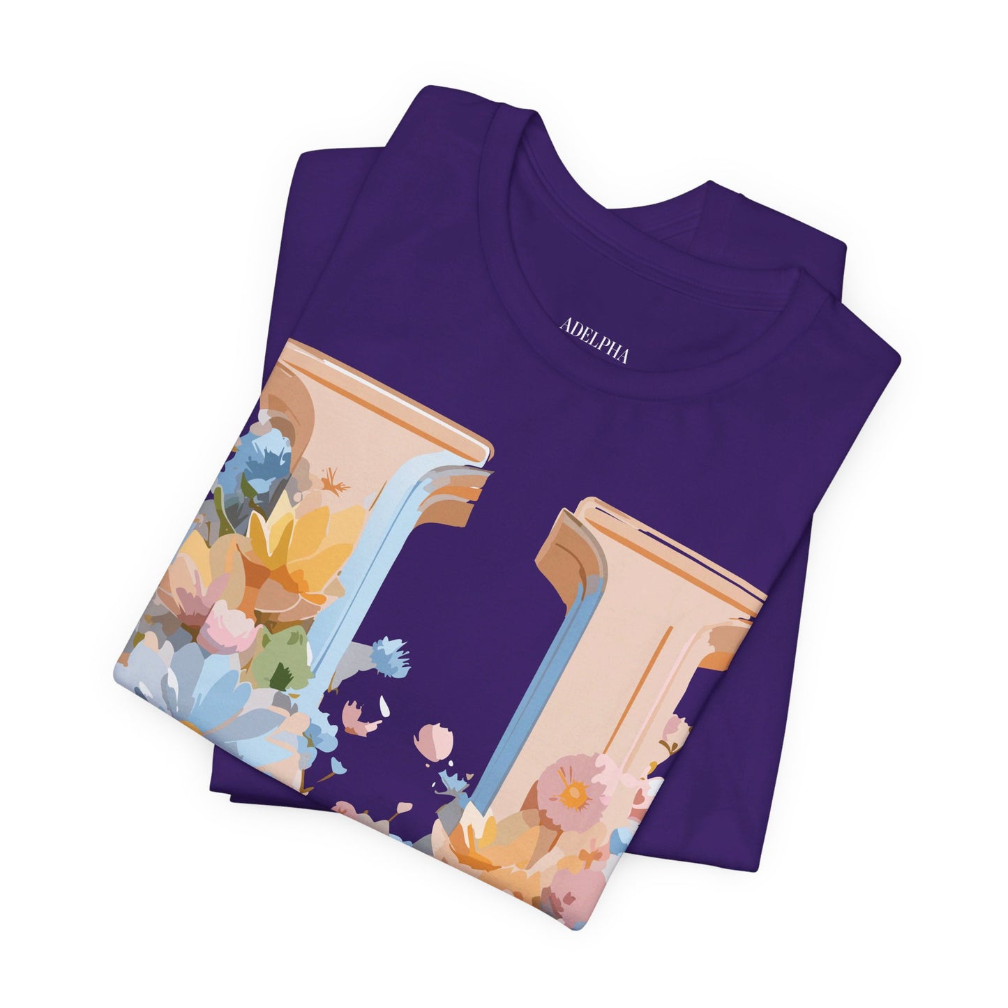 Natural Cotton Tee Shirt - Letters Collection - U Printify