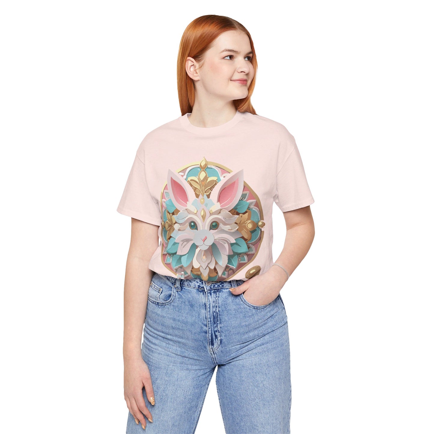 Natural Cotton Tee Shirt - Medallion Collection Printify