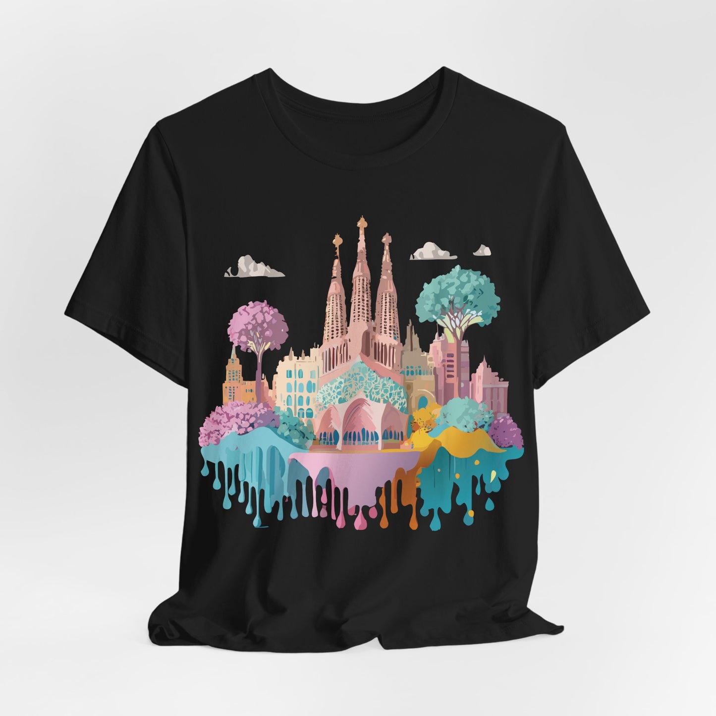 Tourist Shirt, Shirt with Barcelona - ADELPHA