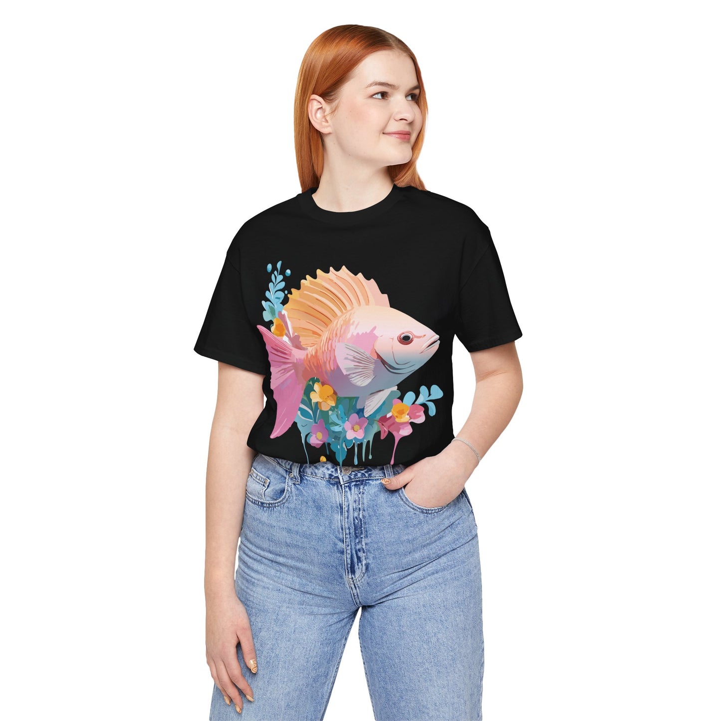 Shirt with Animals | Fish Printify