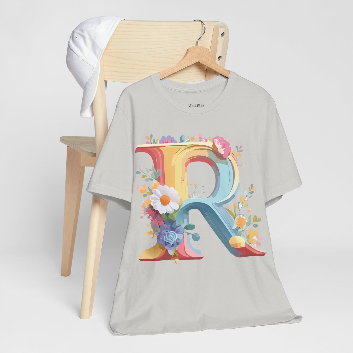 Letter Shirt, Letter R Shirt - ADELPHA