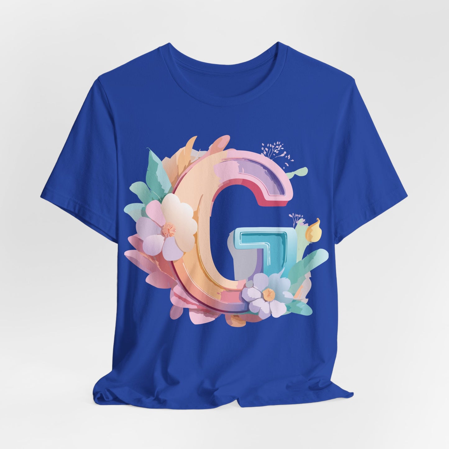 Natural Cotton Tee Shirt - Letters Collection - G Printify
