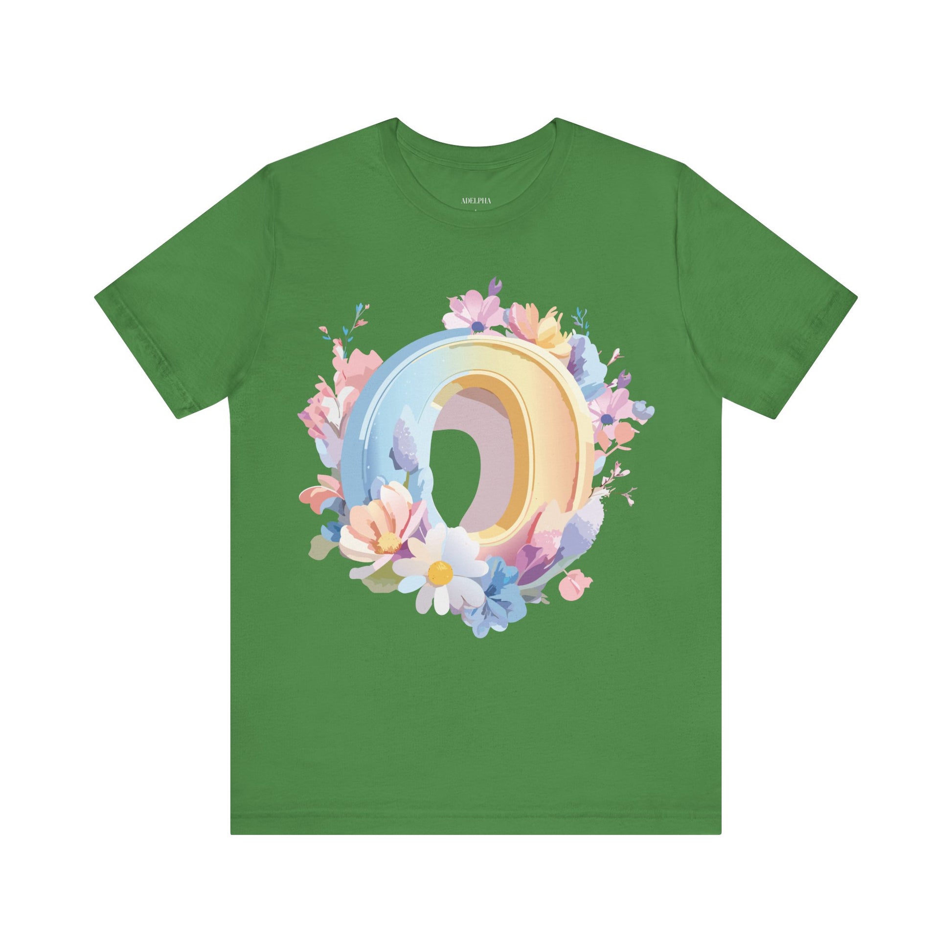 Natural Cotton Tee Shirt - Letters Collection - O Printify