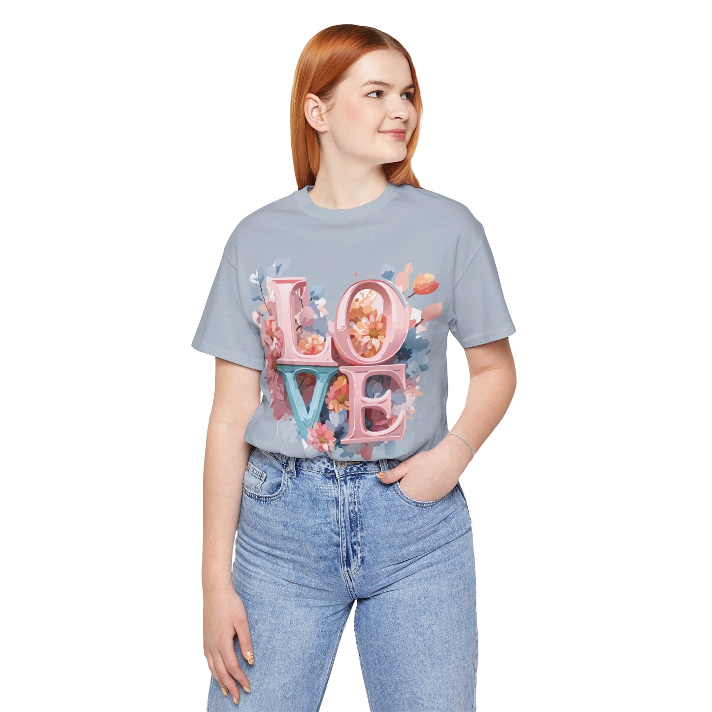 Natural Cotton Tee Shirt - Love story Collection Printify