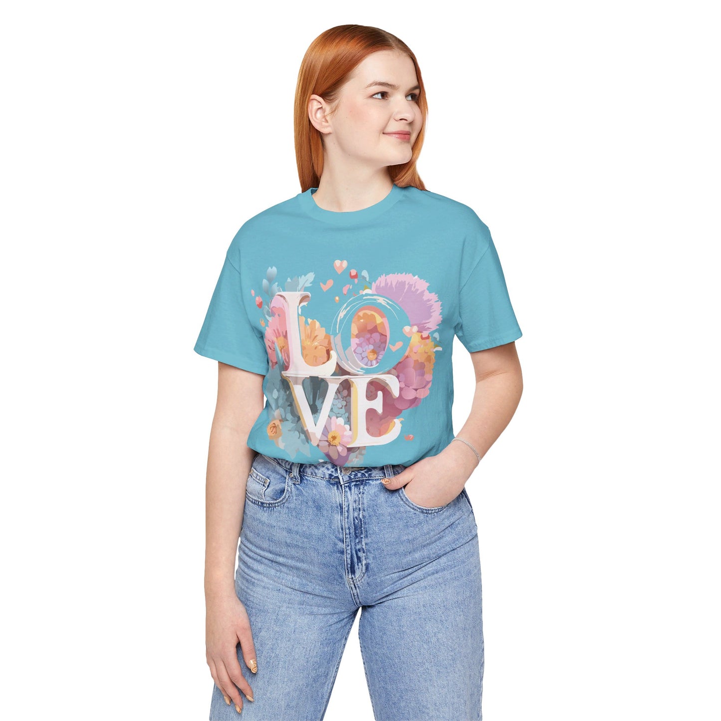 Natural Cotton Tee Shirt - Love story Collection Printify