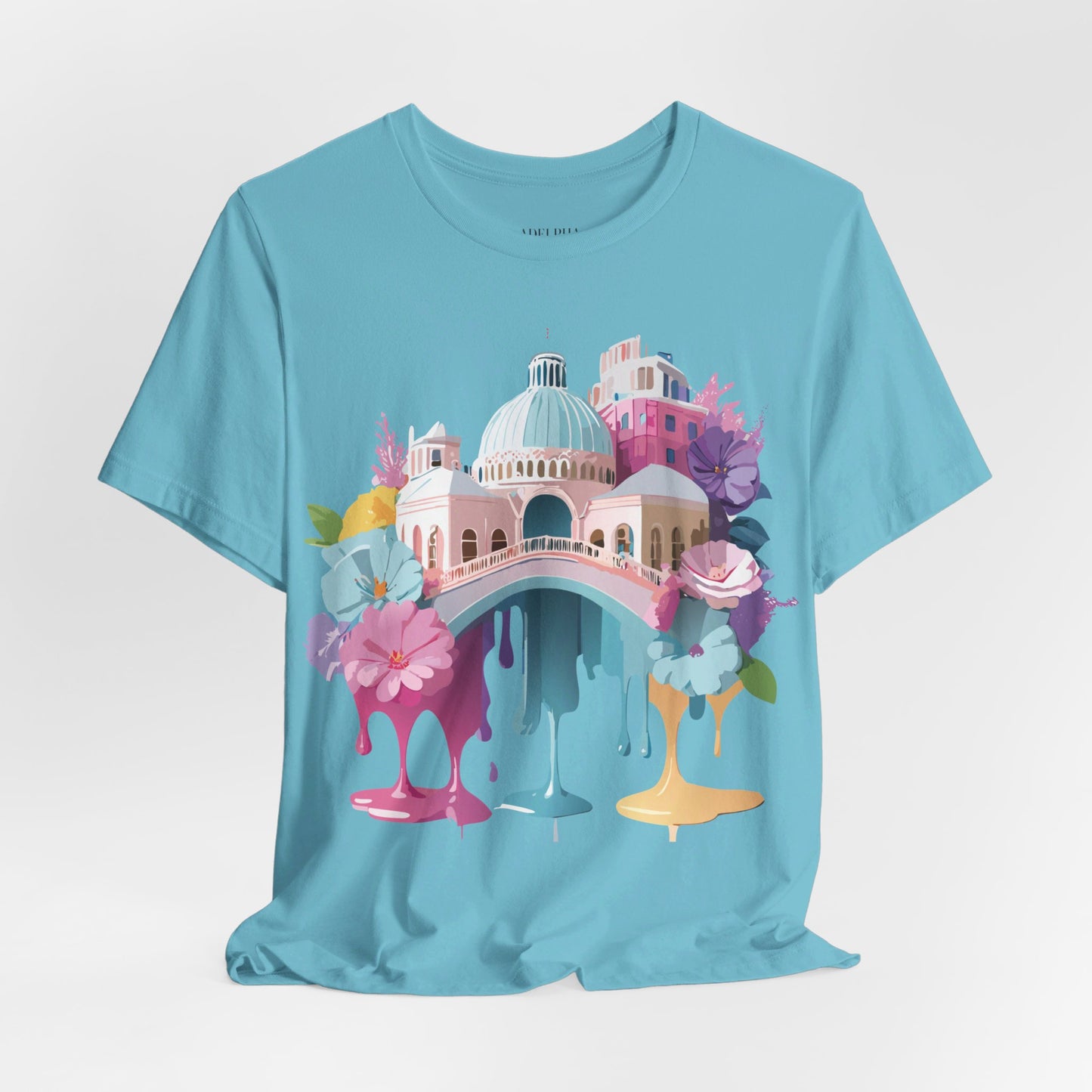 Natural Cotton Tee Shirt - Beautiful Places Collection - Venice Printify