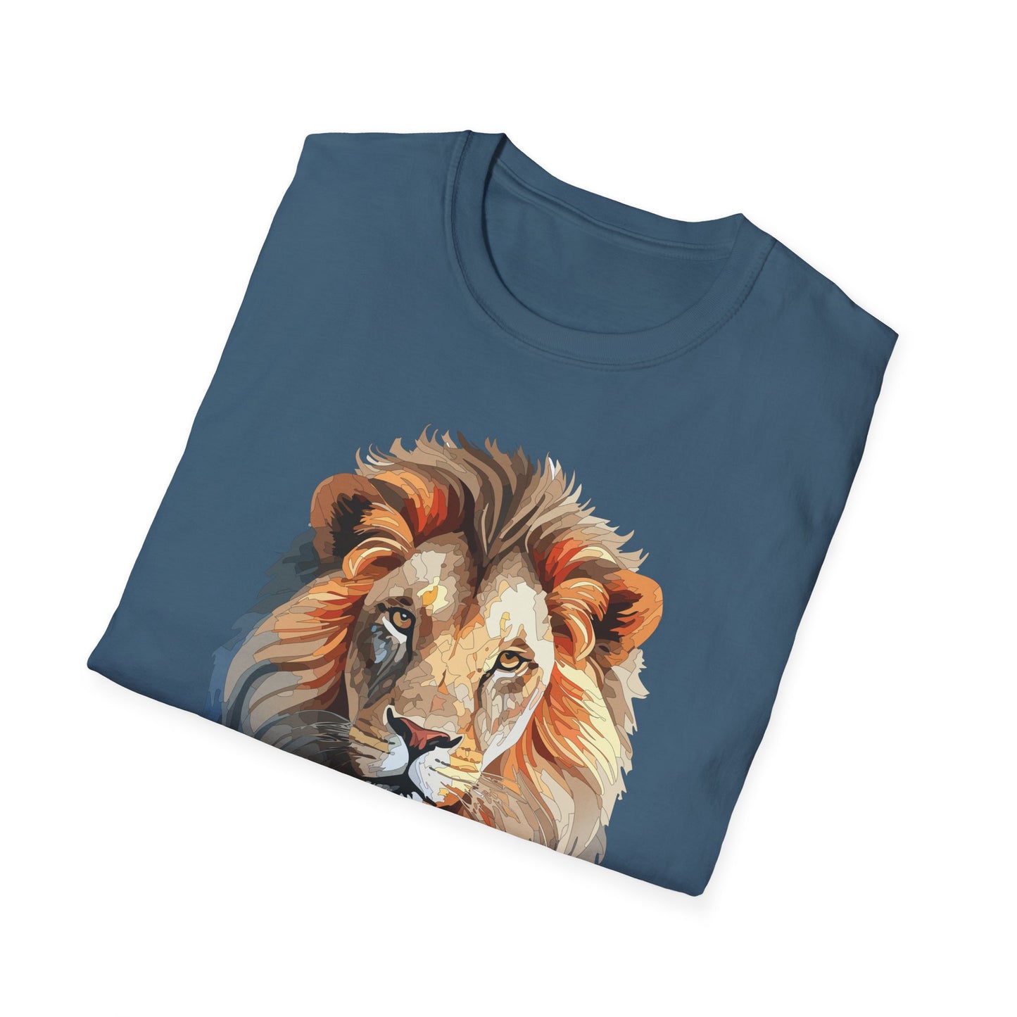 Lion Shirt, Shirt with Lion, Floral Lion Tee, Shirt with Animals