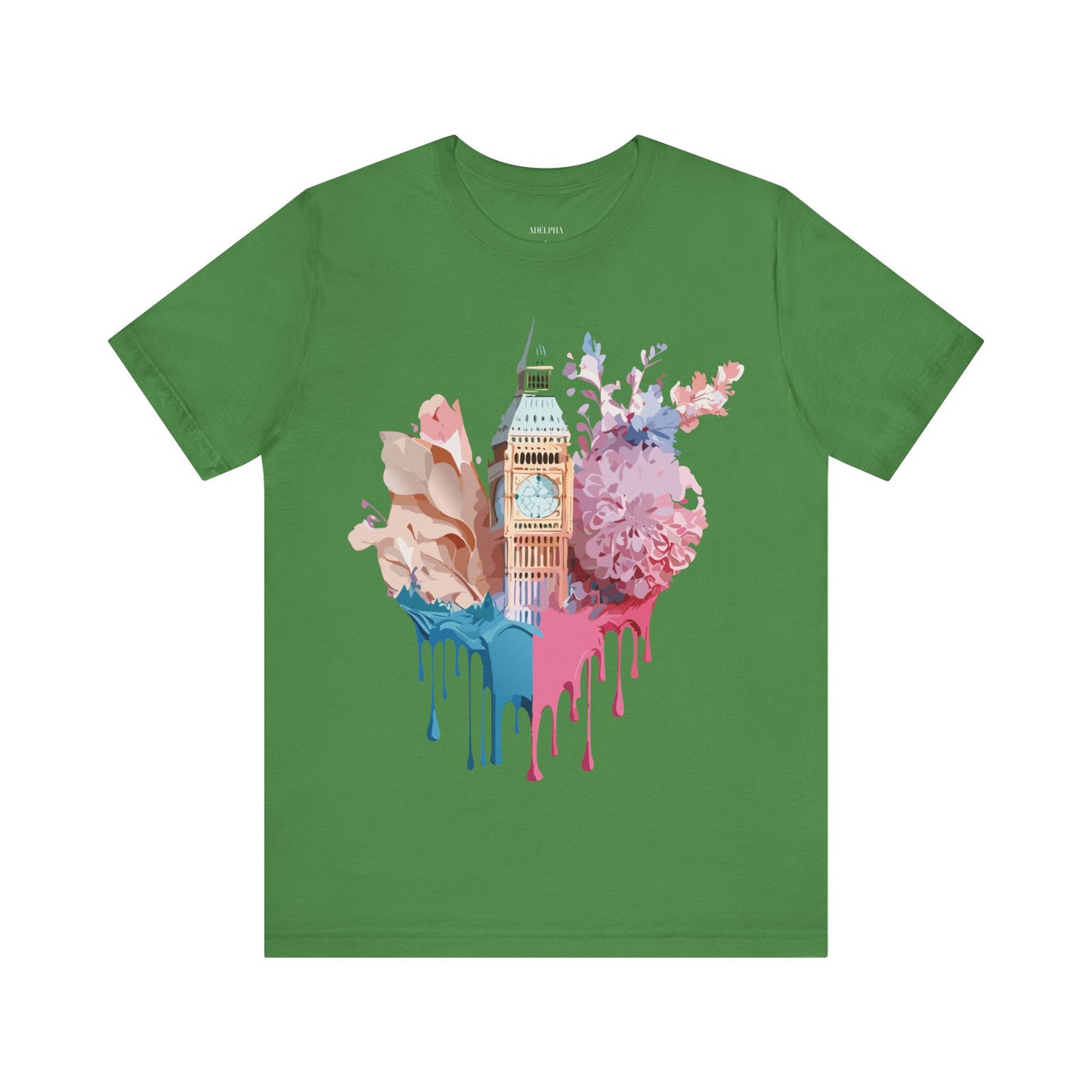 Natural Cotton Tee Shirt - Beautiful Places Collection - London Printify