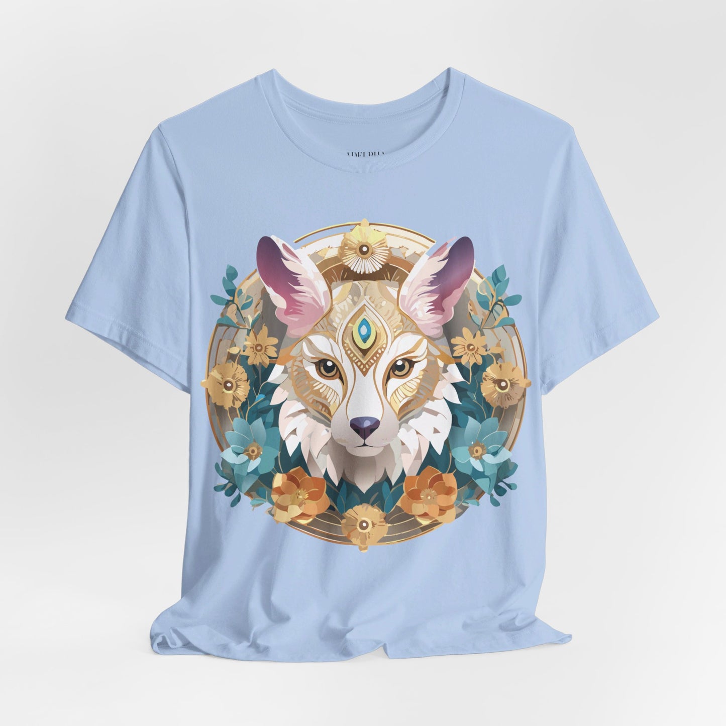 Natural Cotton Tee Shirt - Medallion Collection Printify