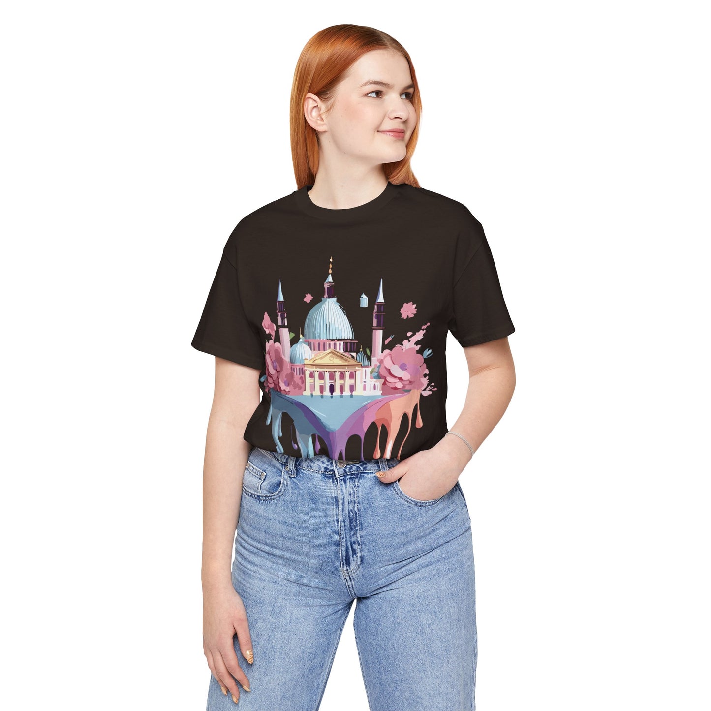 Natural Cotton Tee Shirt - Beautiful Places Collection - Venice Printify