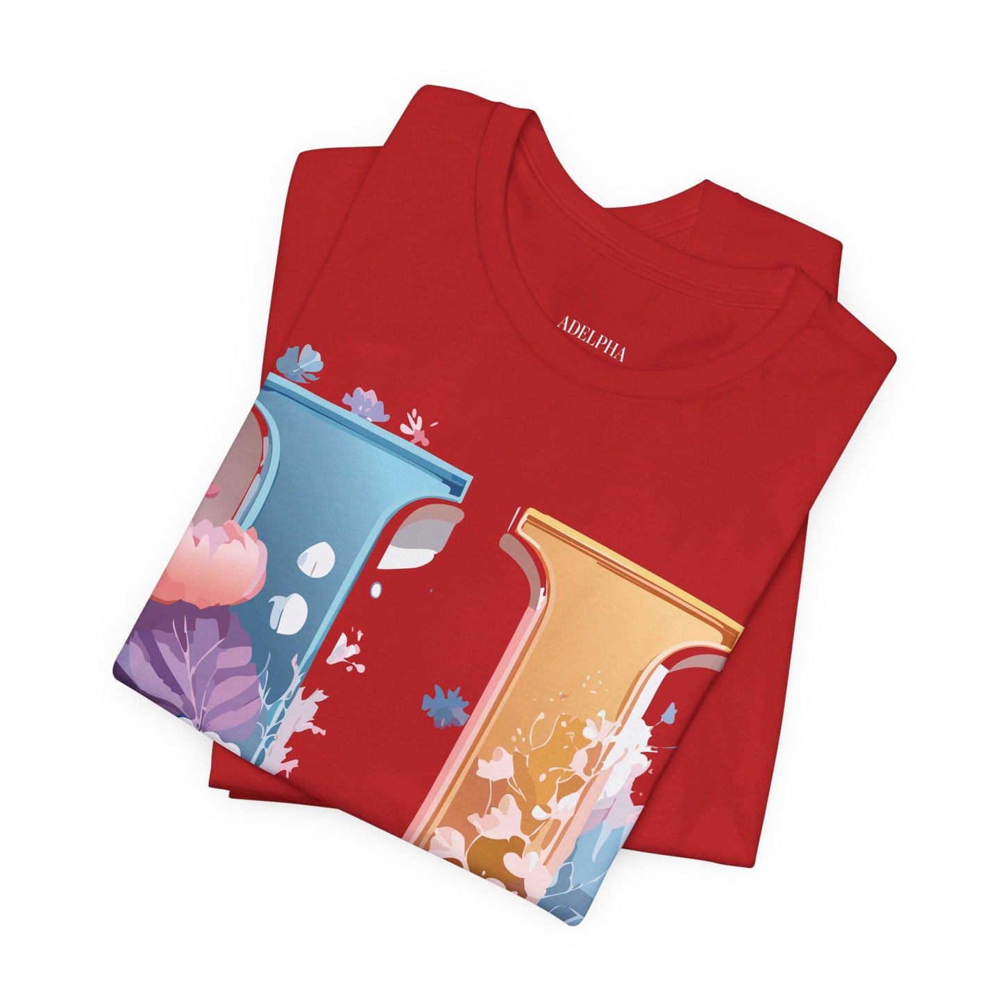 Natural Cotton Tee Shirt - Letters Collection - U Printify