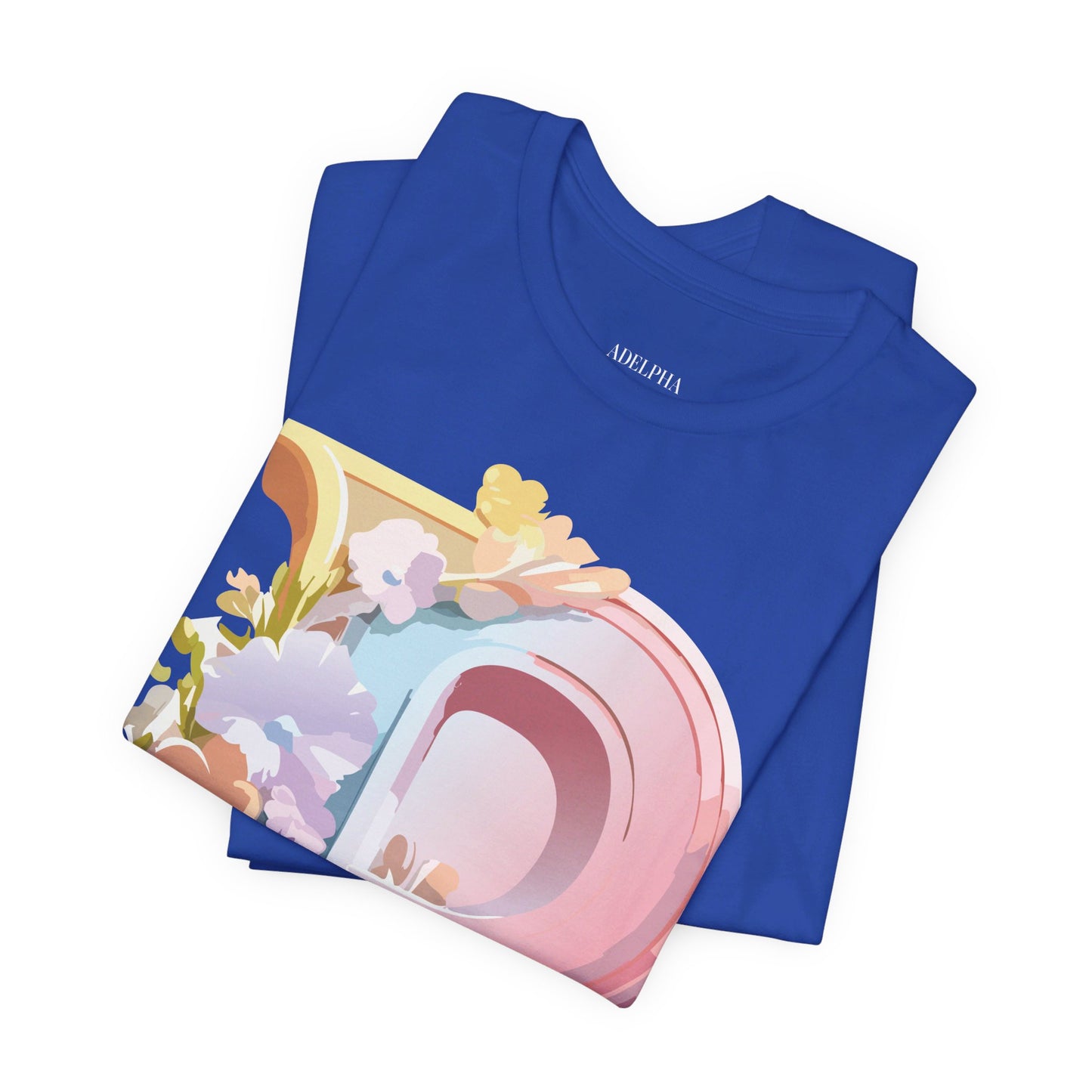 Natural Cotton Tee Shirt - Letters Collection - P Printify
