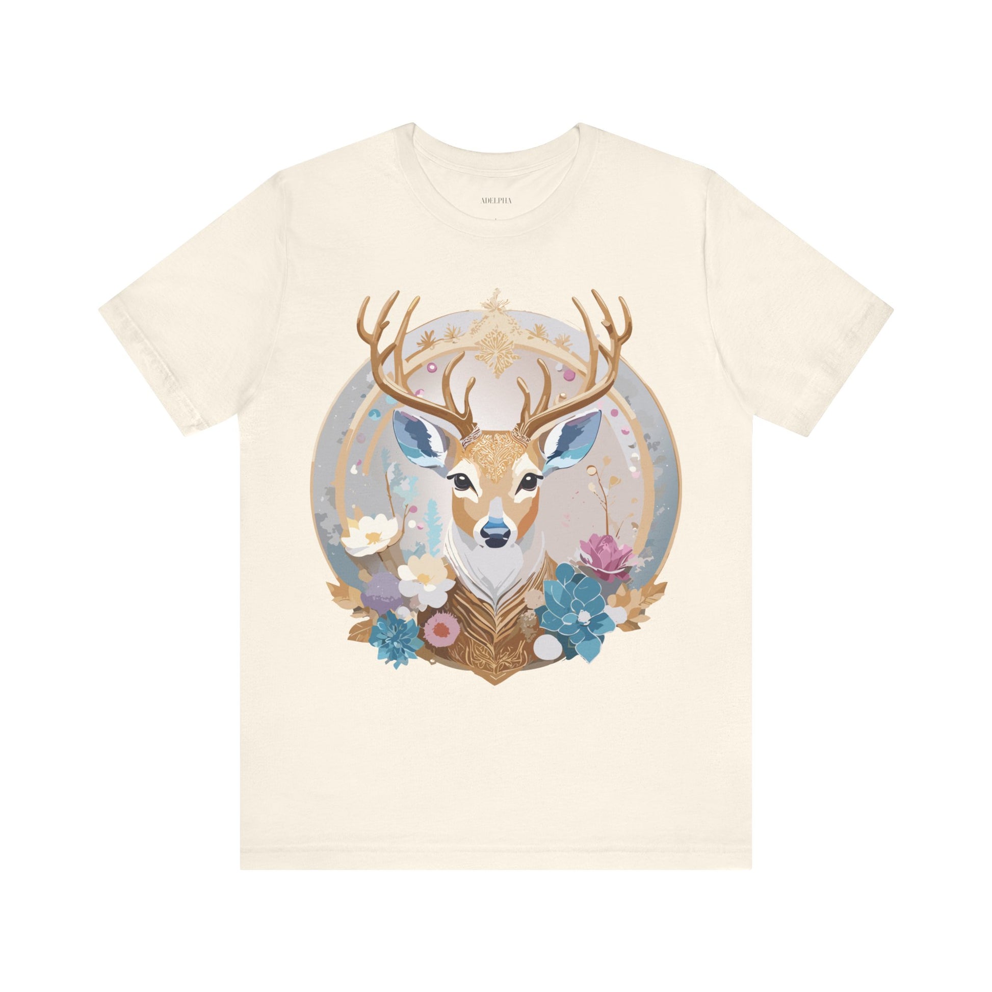 Natural Cotton Tee Shirt - Medallion Collection Printify
