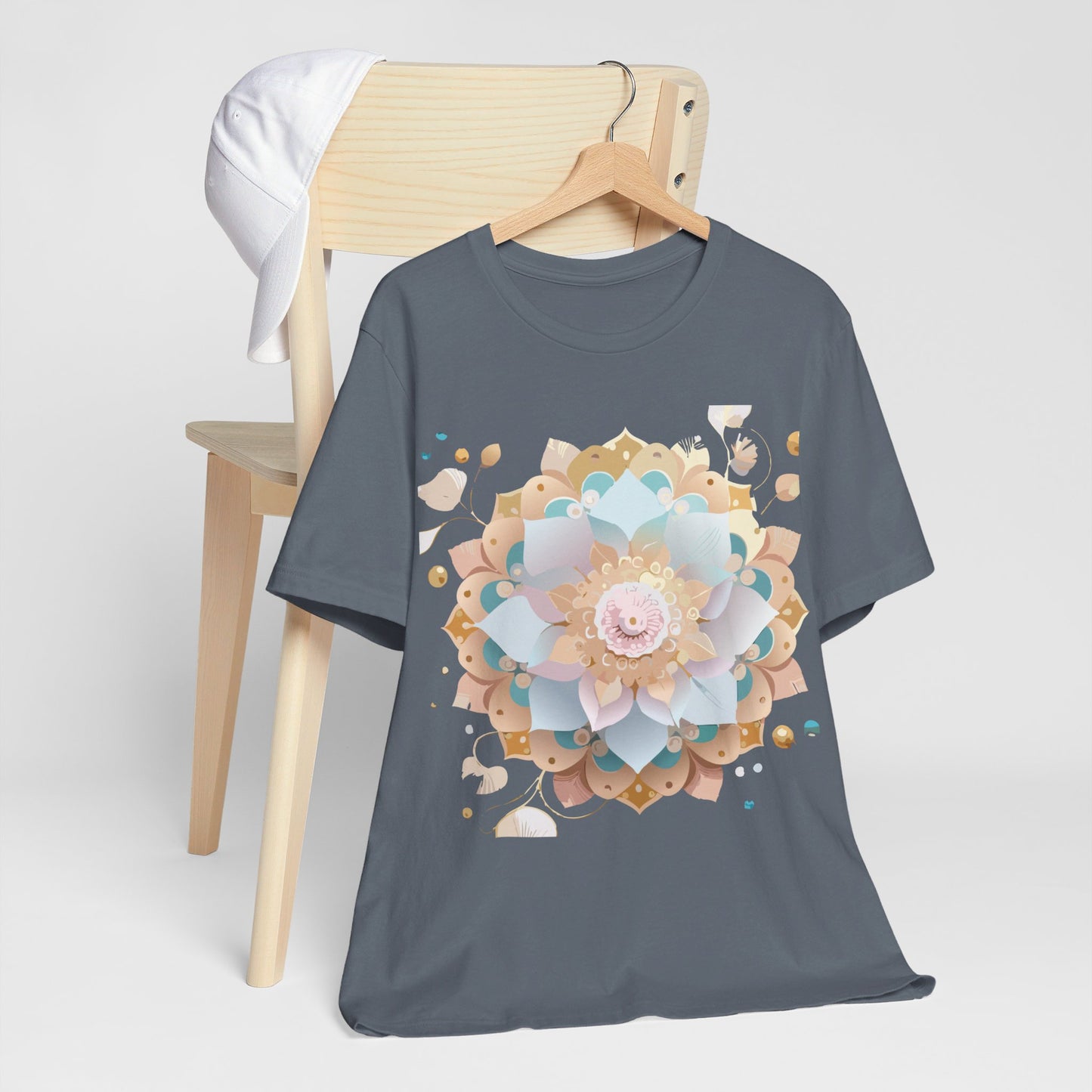 Natural Cotton Tee Shirt - Medallion Collection Printify