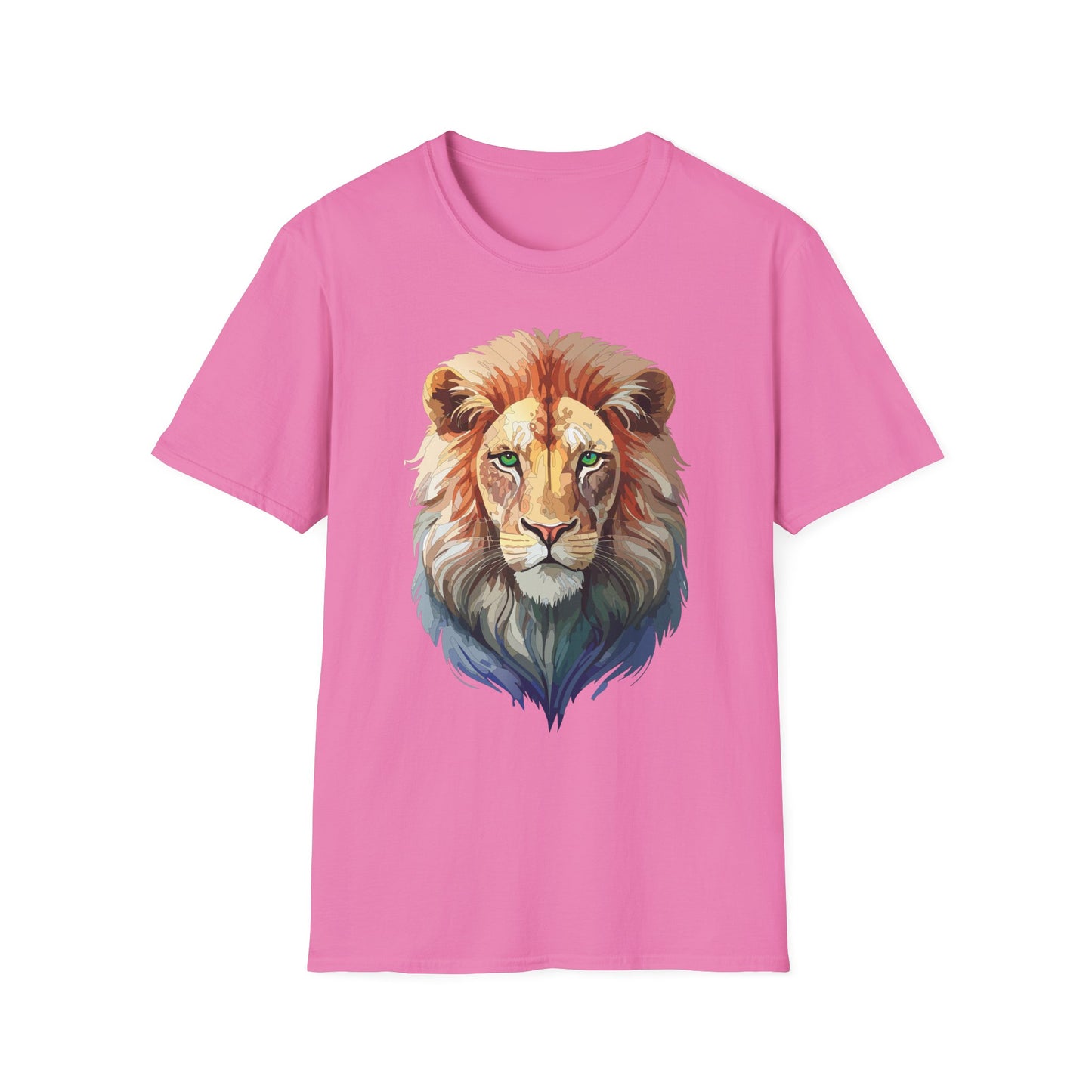 Lion Shirt, Shirt with Lion, Floral Lion Tee, Shirt with Animals