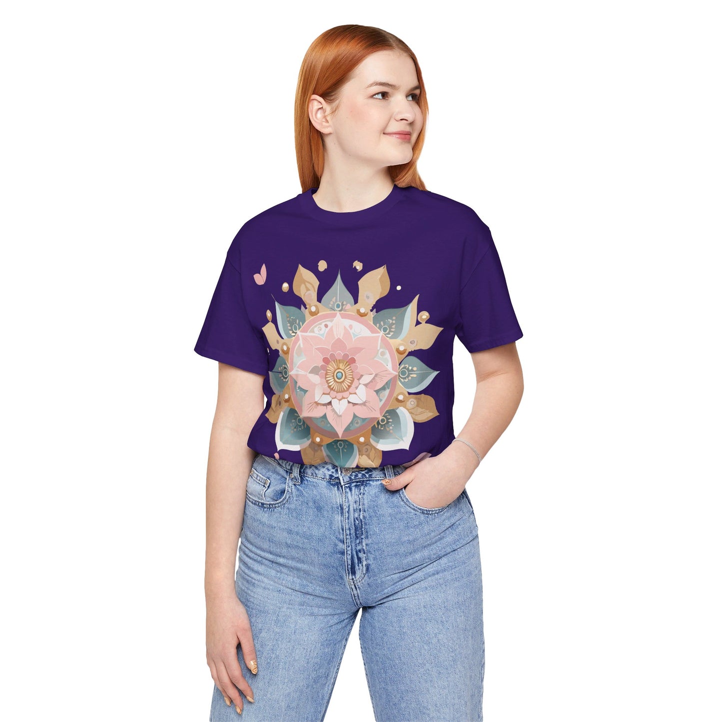 Natural Cotton Tee Shirt - Medallion Collection Printify