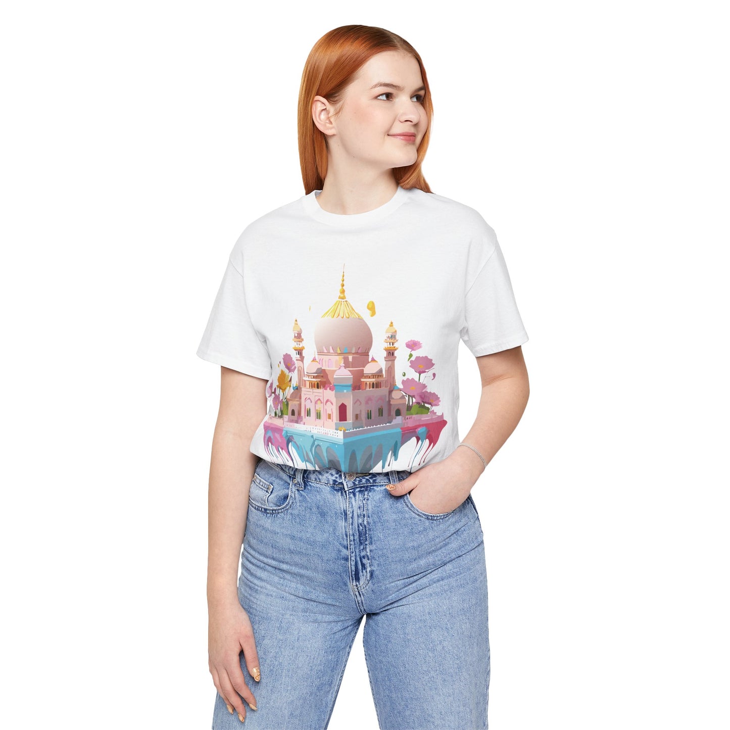 Natural Cotton Tee Shirt - Bukhara, Uzbekistan Printify
