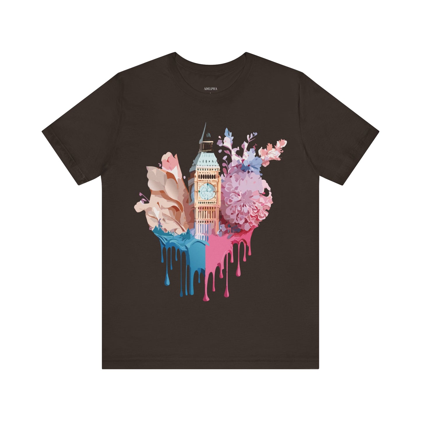 Natural Cotton Tee Shirt - Beautiful Places Collection - London Printify