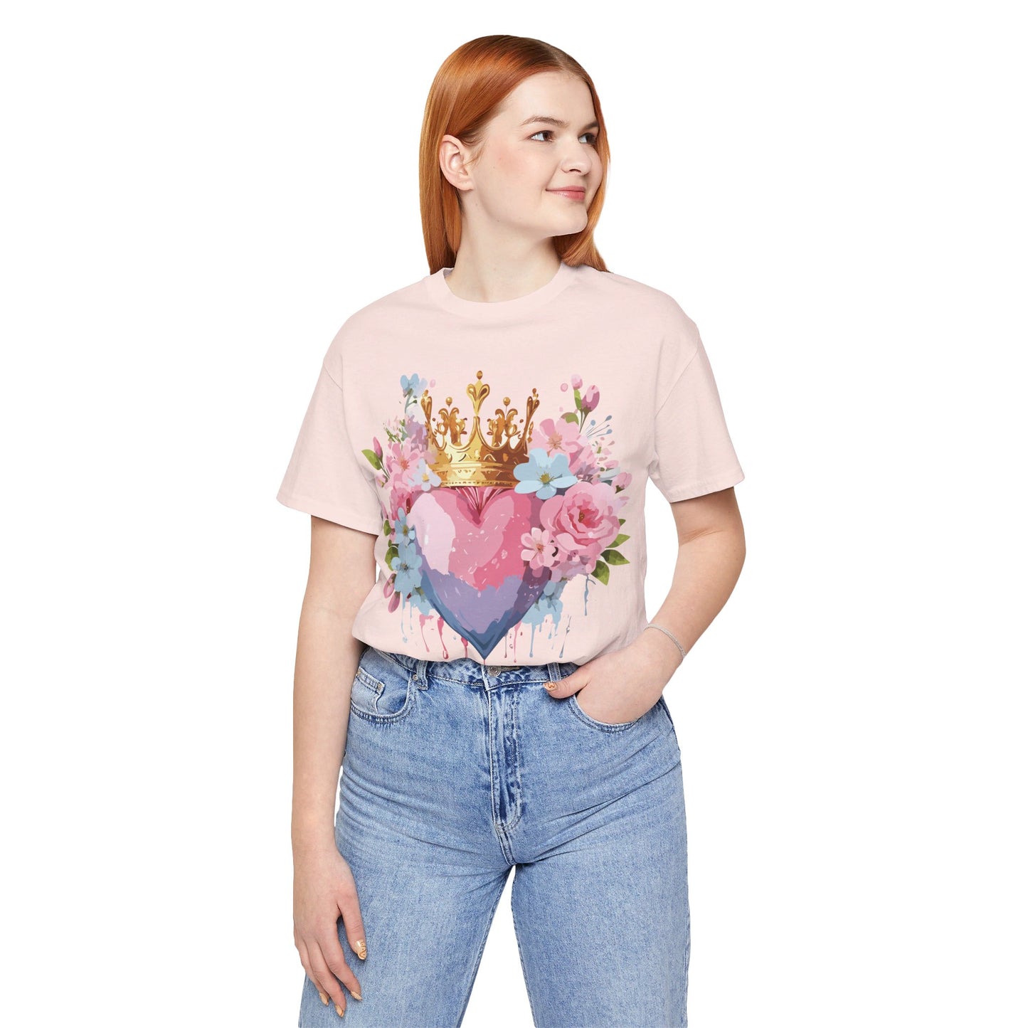 Natural Cotton Tee Shirt - Love story Collection Printify