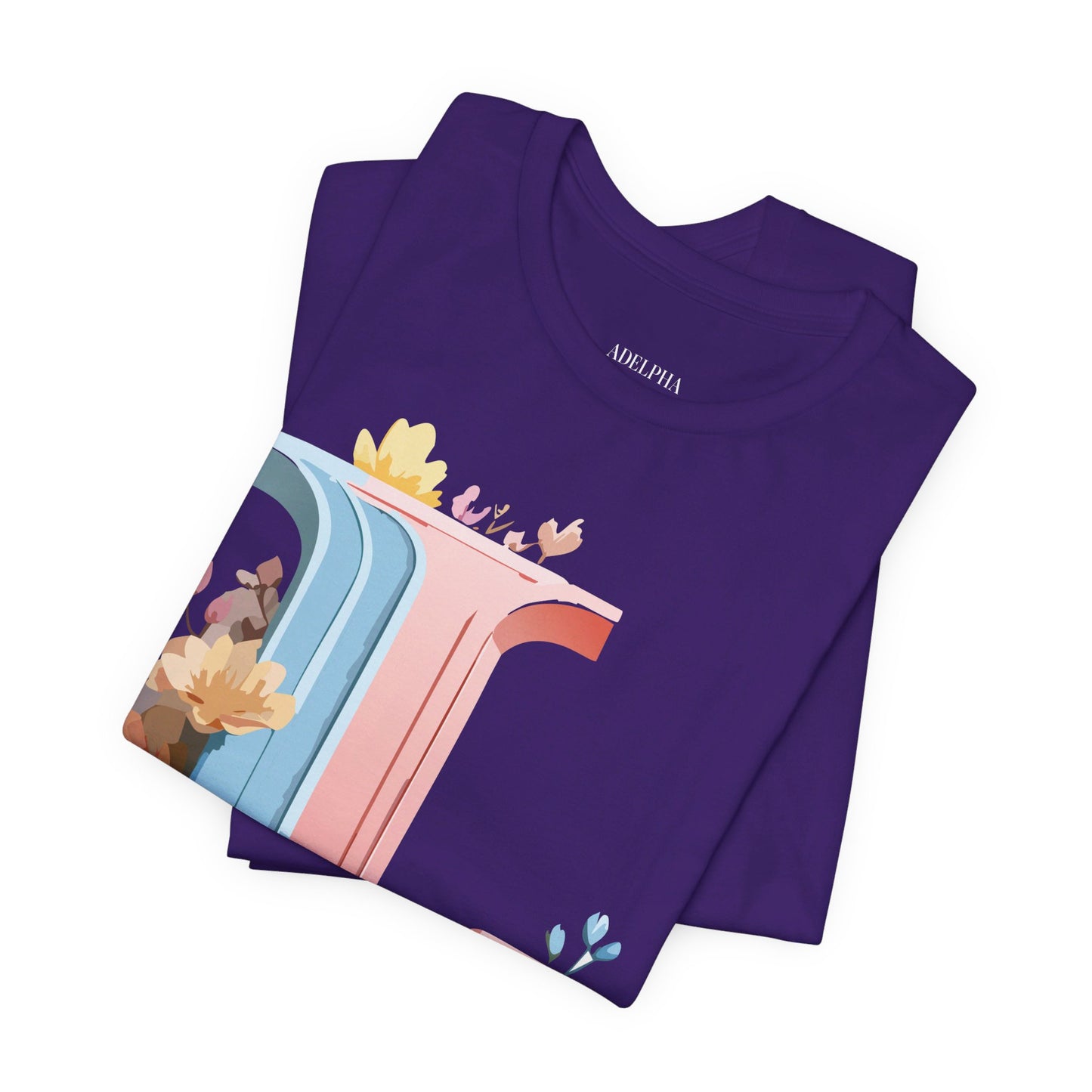 Natural Cotton Tee Shirt - Letters Collection - L Printify