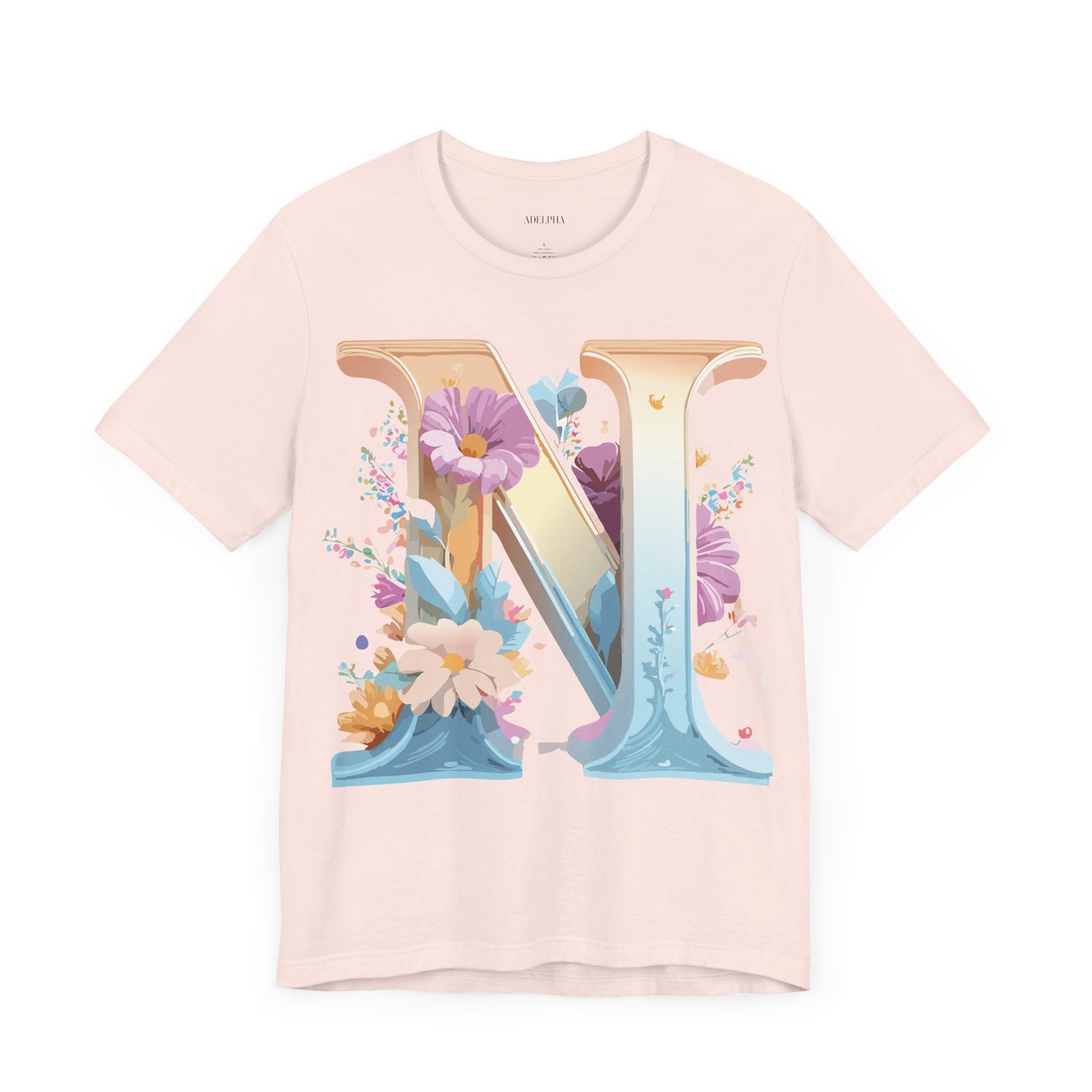 Letter Shirt, Letter N Shirt - ADELPHA