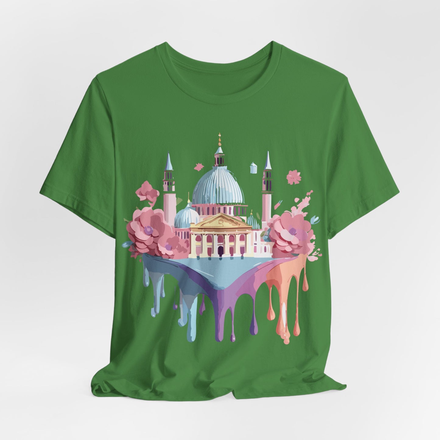 Natural Cotton Tee Shirt - Beautiful Places Collection - Venice Printify