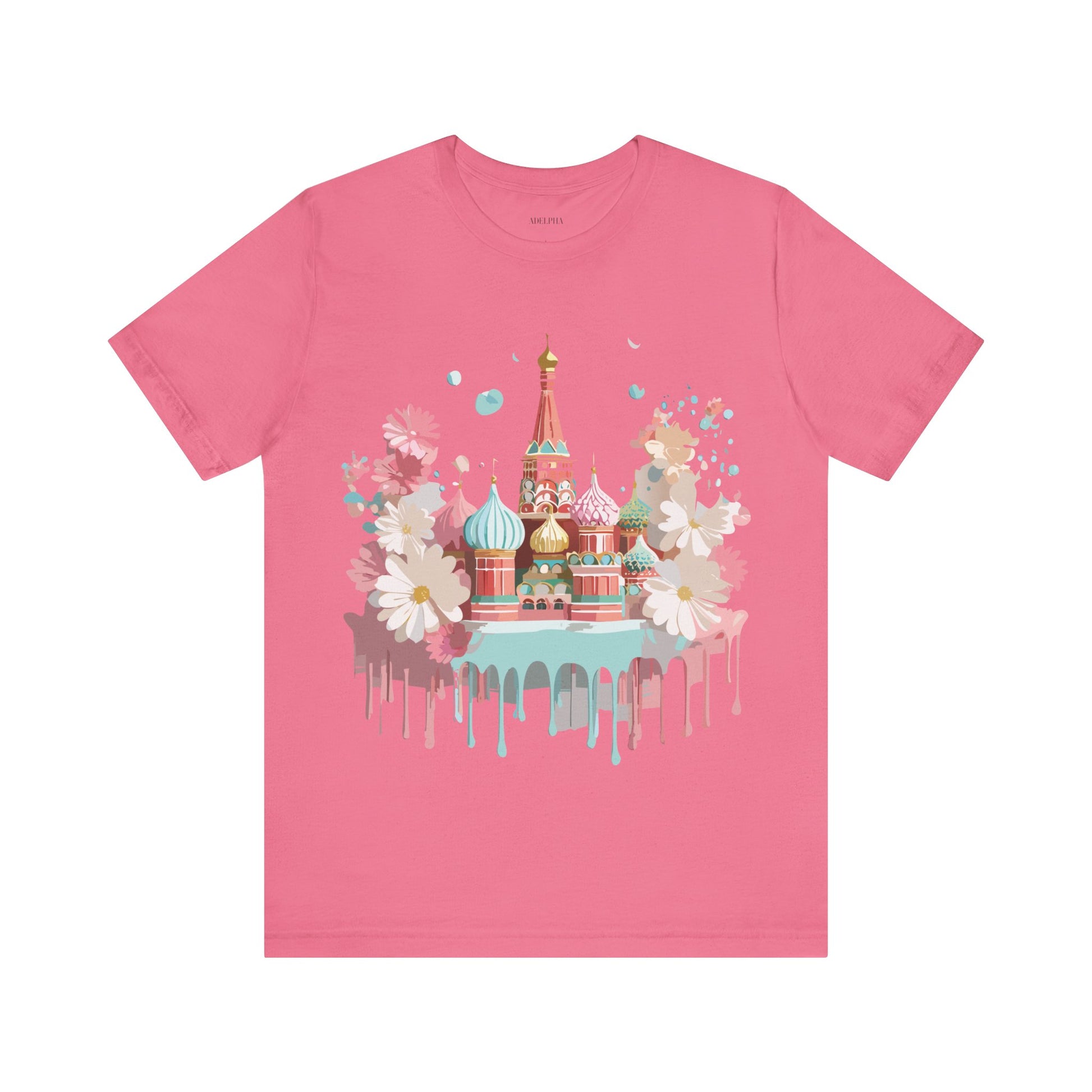 Natural Cotton Tee Shirt - Beautiful Places Collection - Moscow Printify