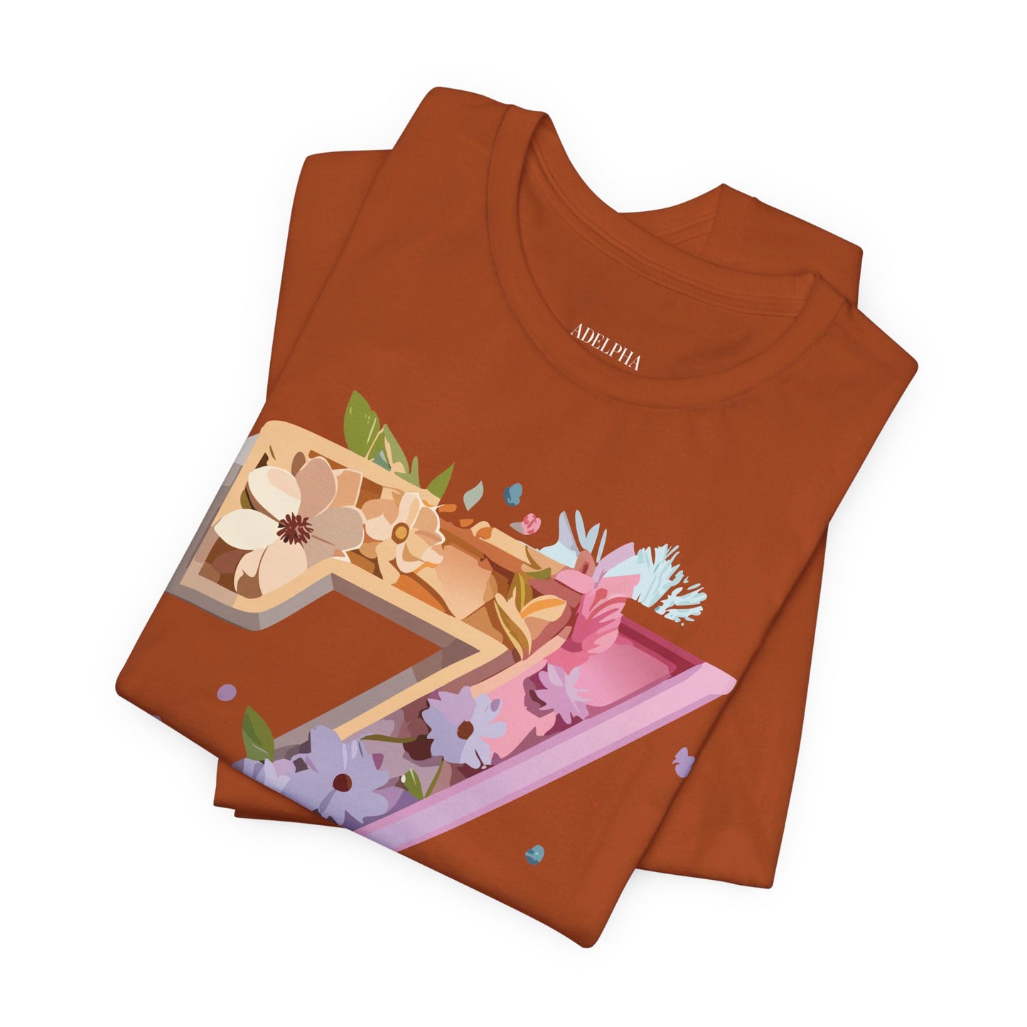 Natural Cotton Tee Shirt - Letters Collection - Z Printify