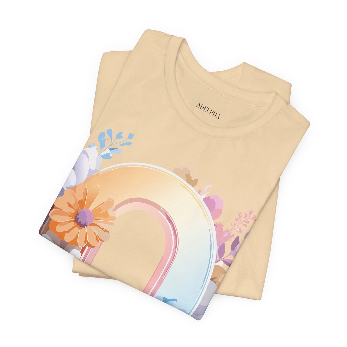 Natural Cotton Tee Shirt - Letters Collection - O Printify