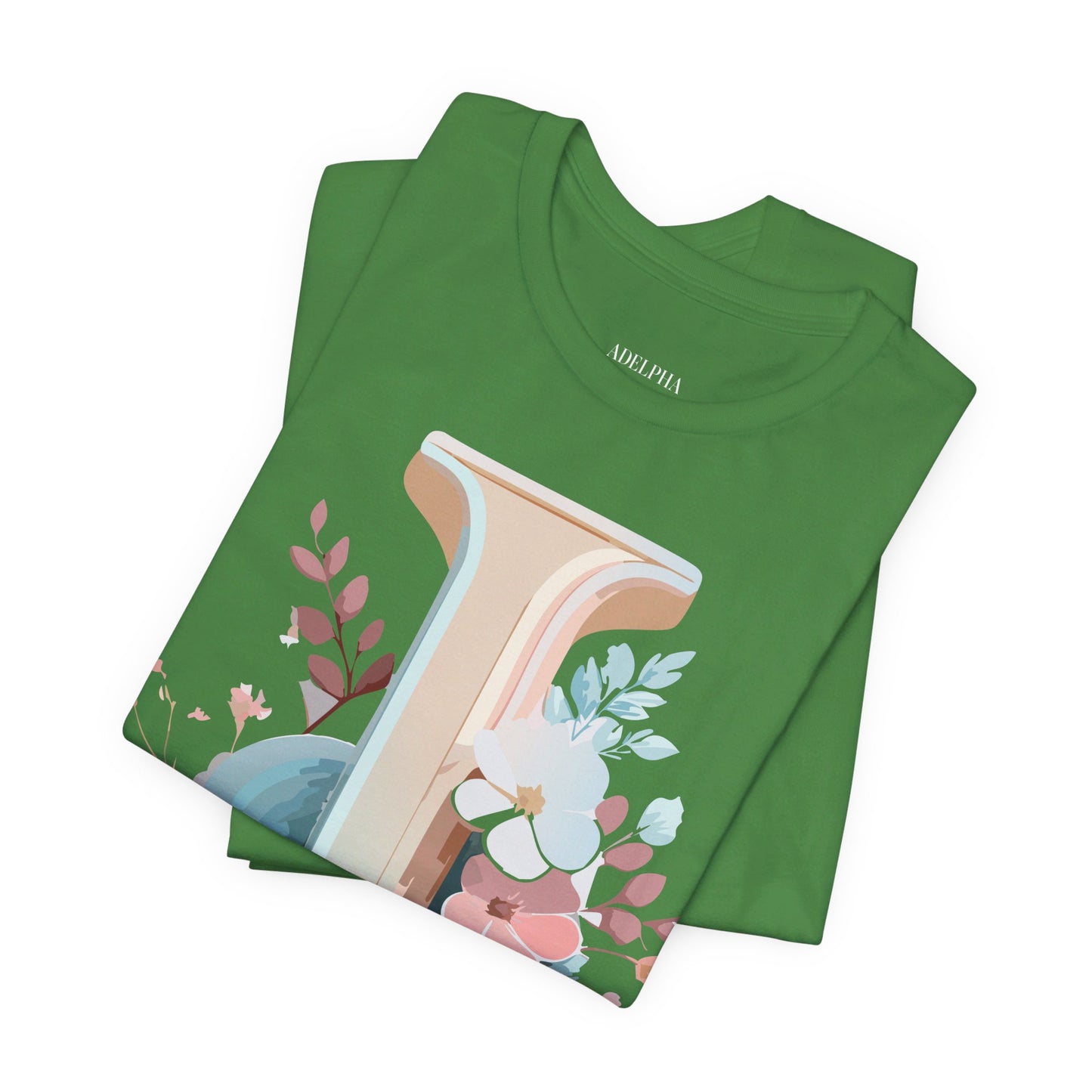 Natural Cotton Tee Shirt - Letters Collection - J Printify