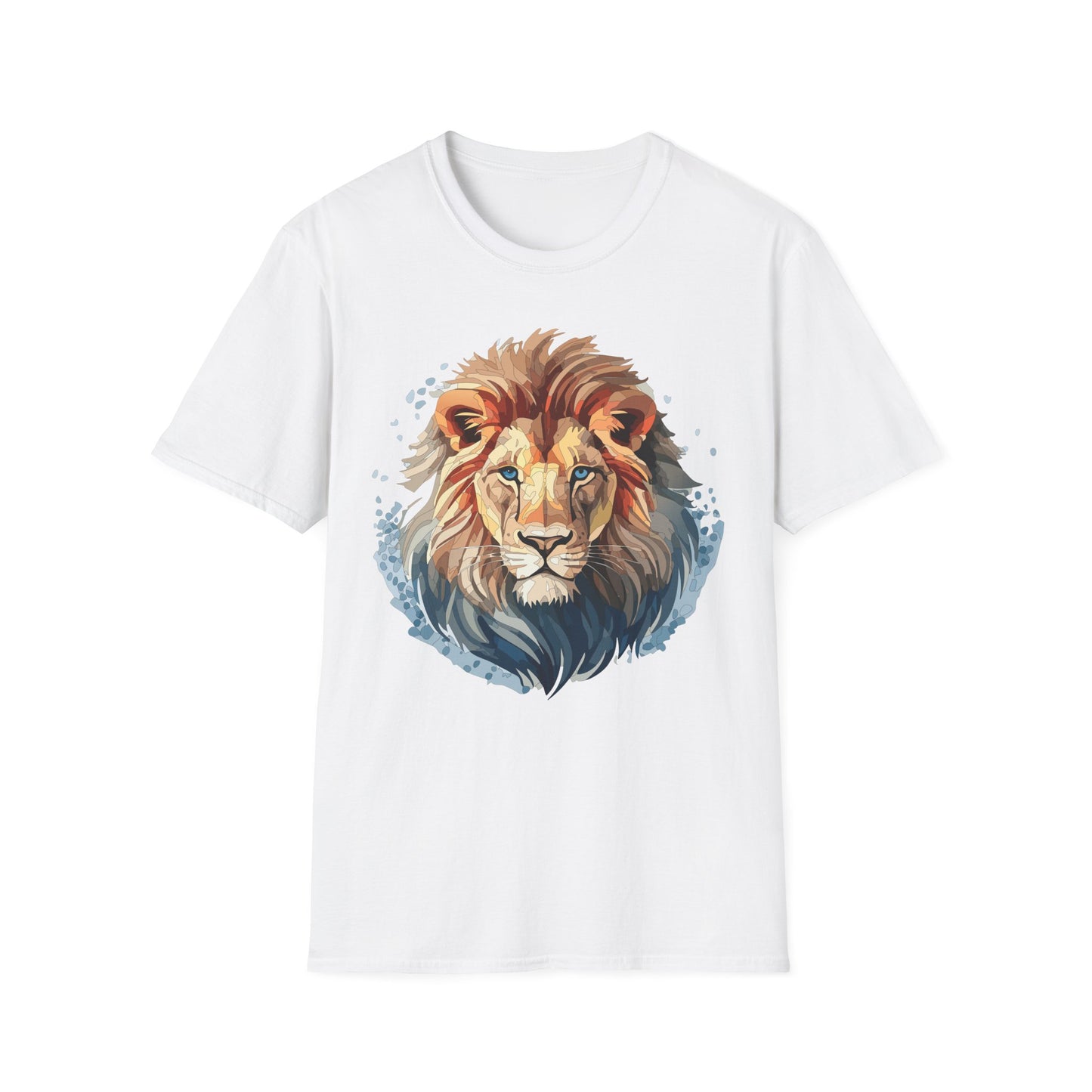 Lion Shirt, Shirt with Lion, Floral Lion Tee, Shirt with Animals