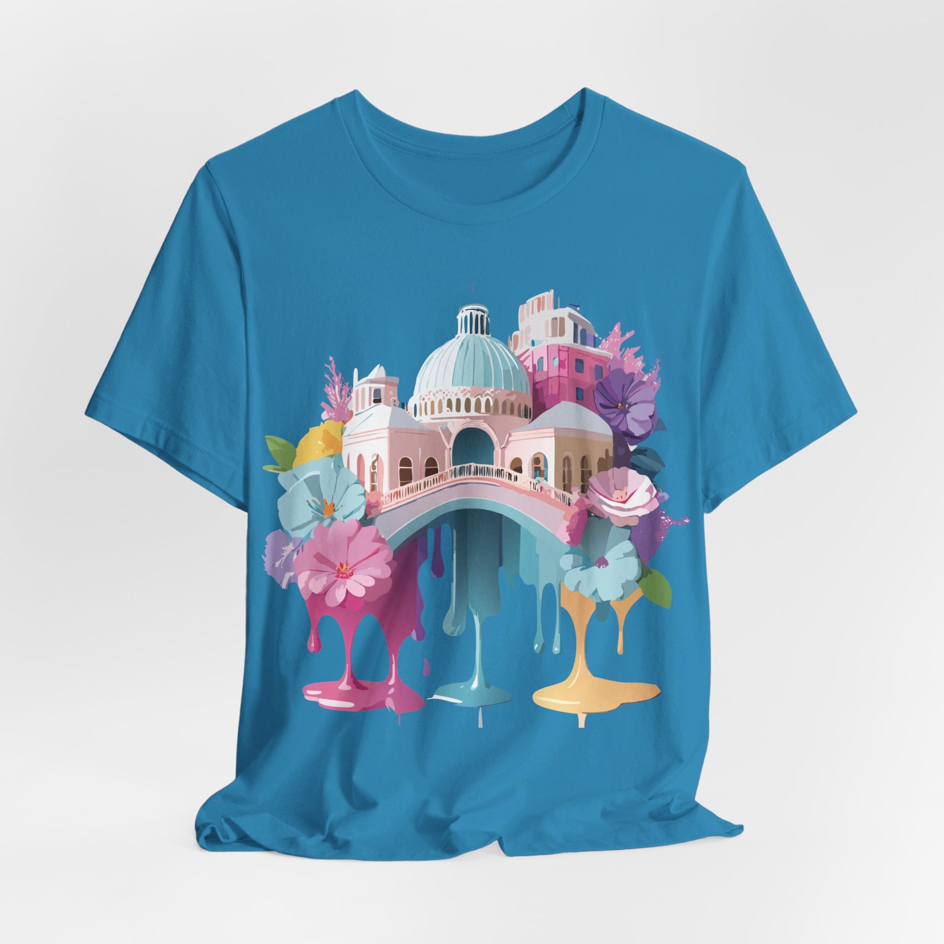 Natural Cotton Tee Shirt - Beautiful Places Collection - Venice Printify