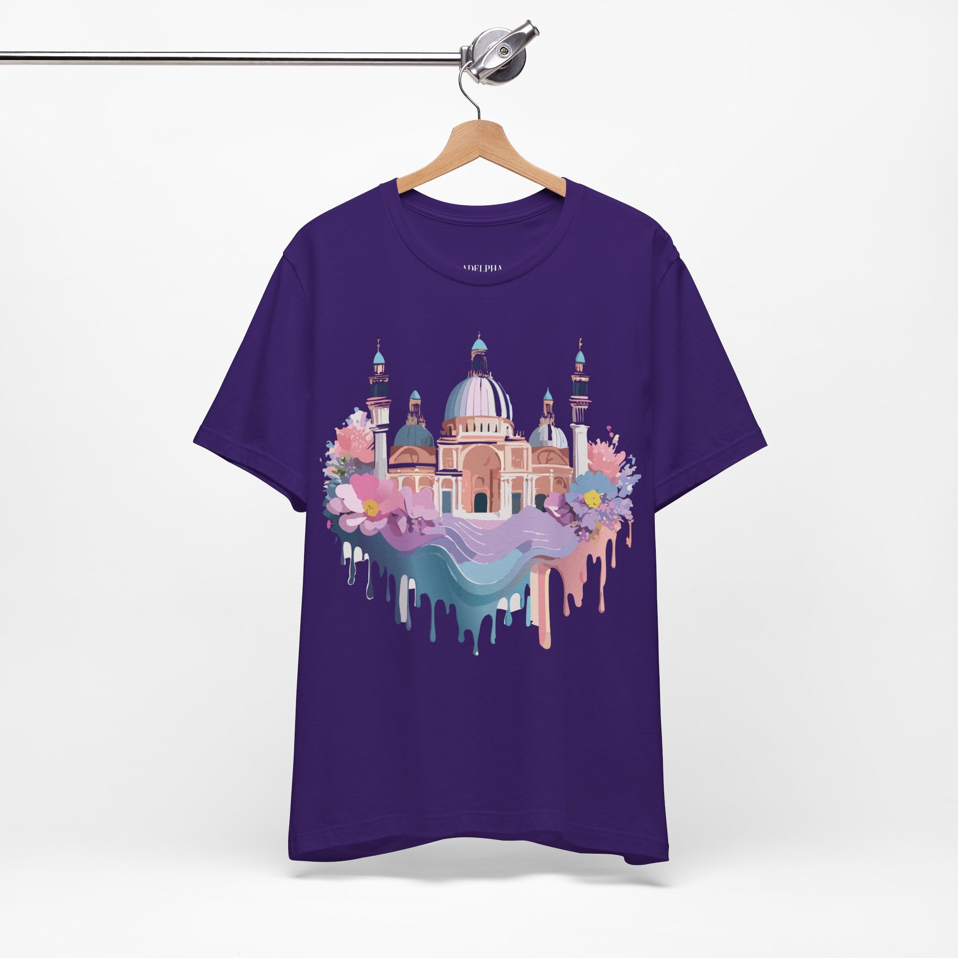 Natural Cotton Tee Shirt - Beautiful Places Collection - Venice Printify