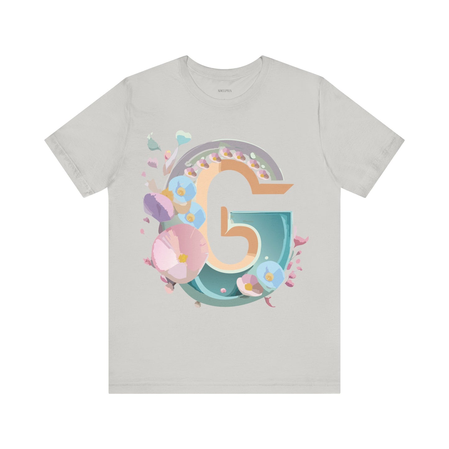 Natural Cotton Tee Shirt - Letters Collection - G Printify