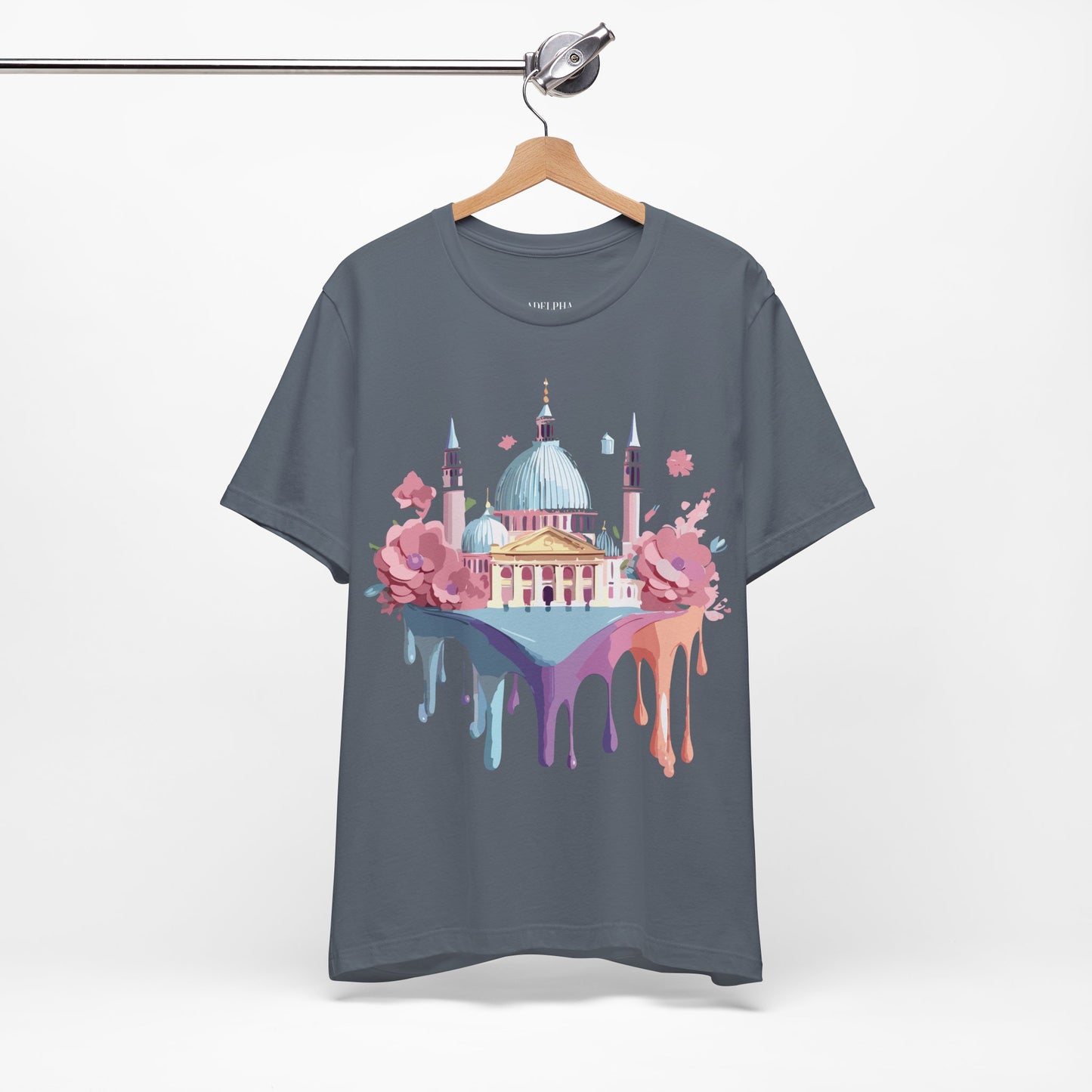 Natural Cotton Tee Shirt - Beautiful Places Collection - Venice Printify