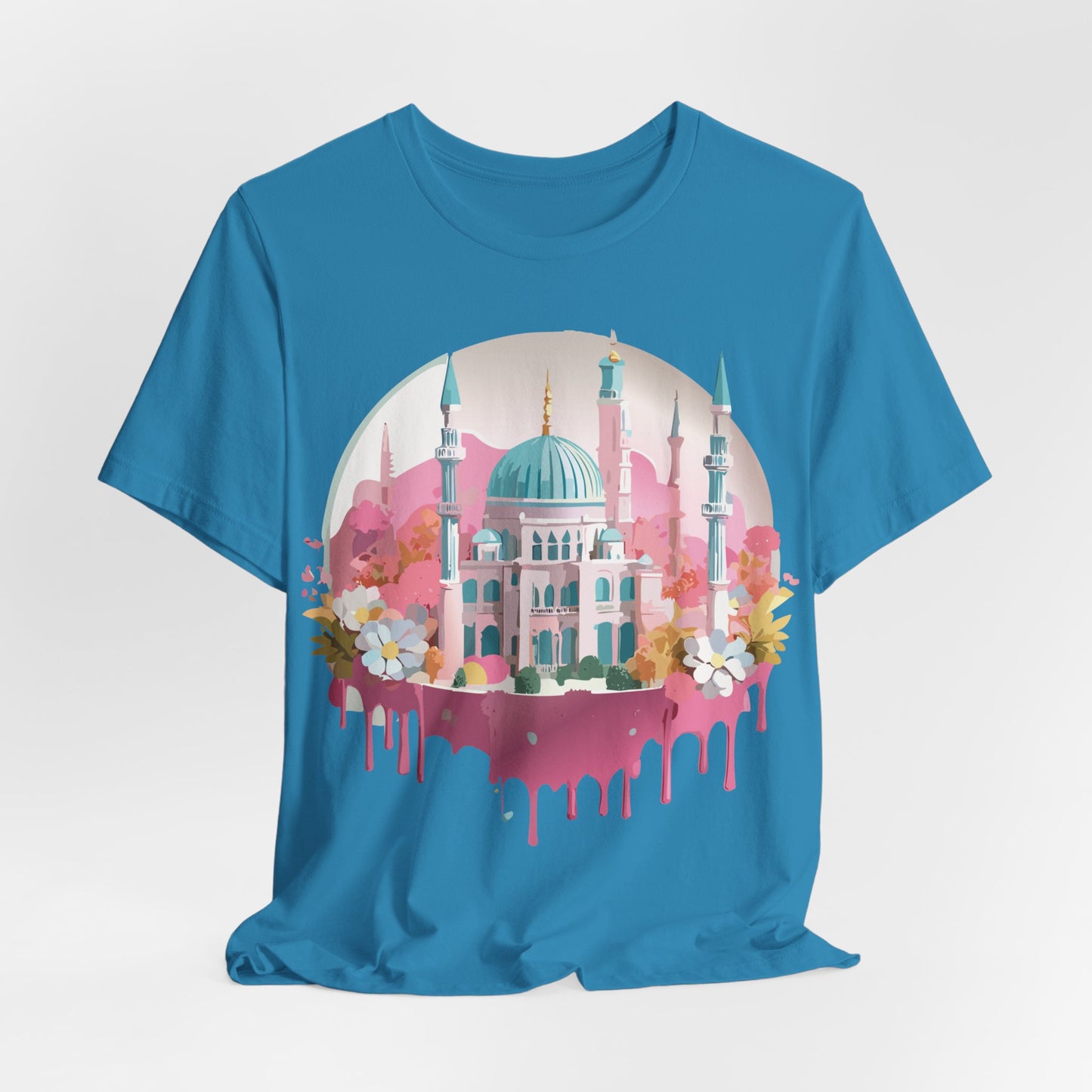 Natural Cotton Tee Shirt - Istanbul, Turkey Printify