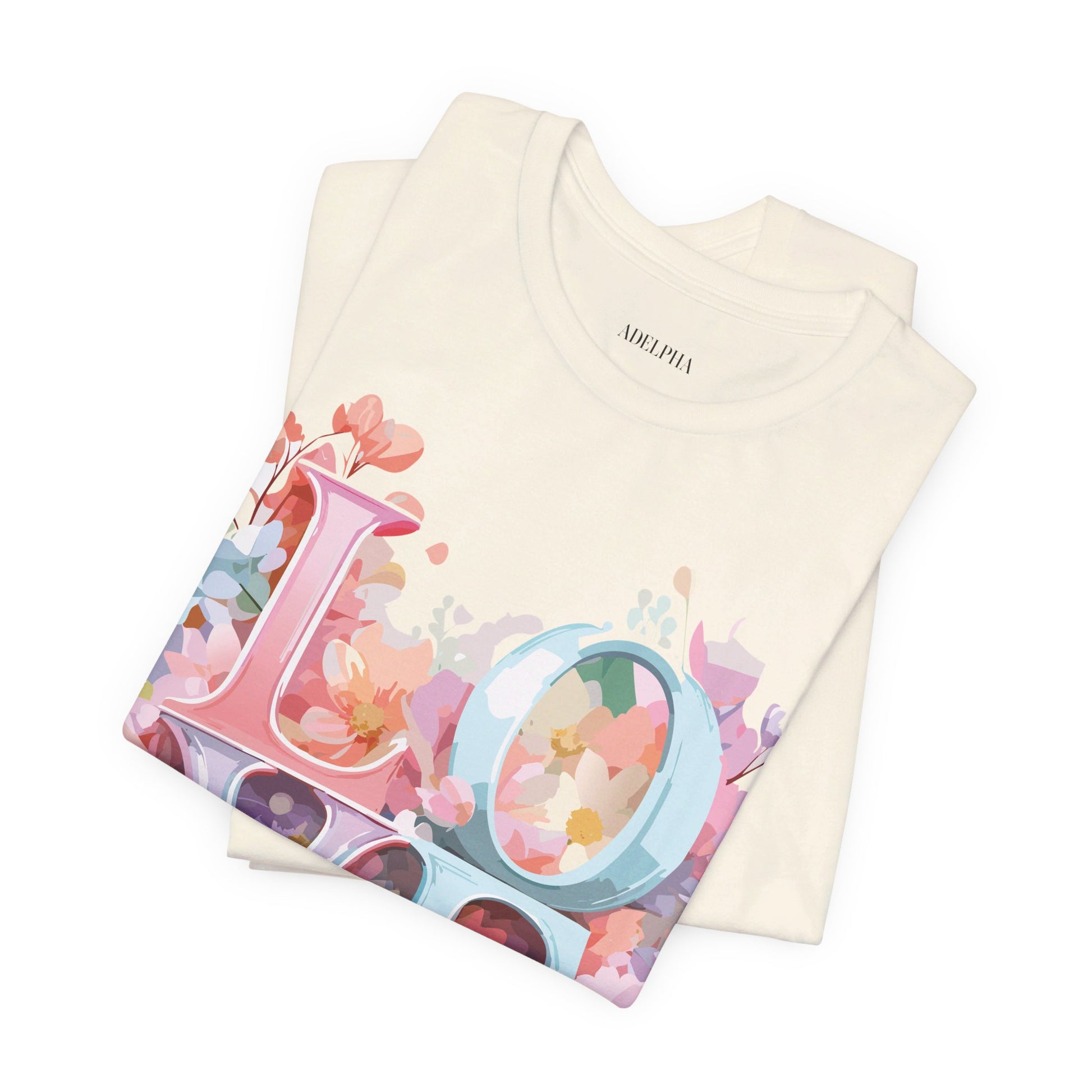 Natural Cotton Tee Shirt - Love story Collection Printify