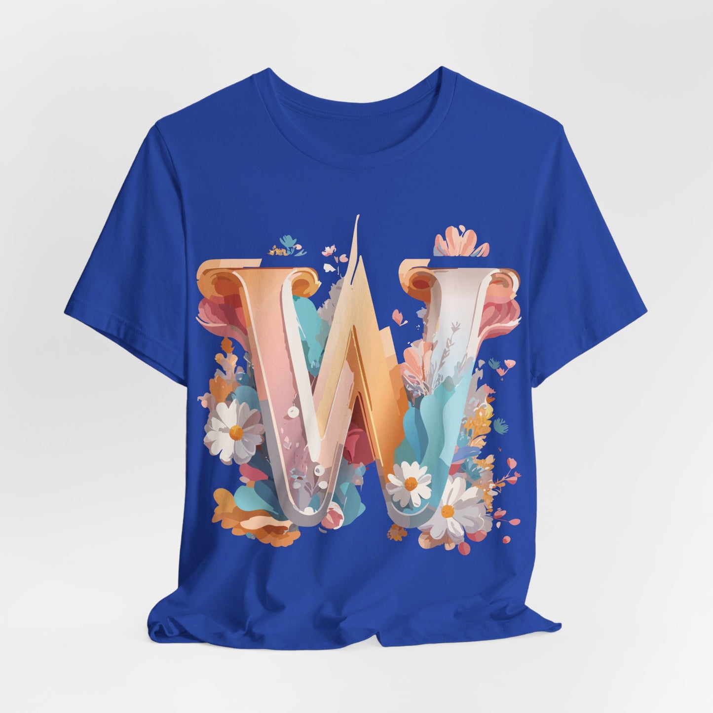 Natural Cotton Tee Shirt - Letters Collection - W Printify