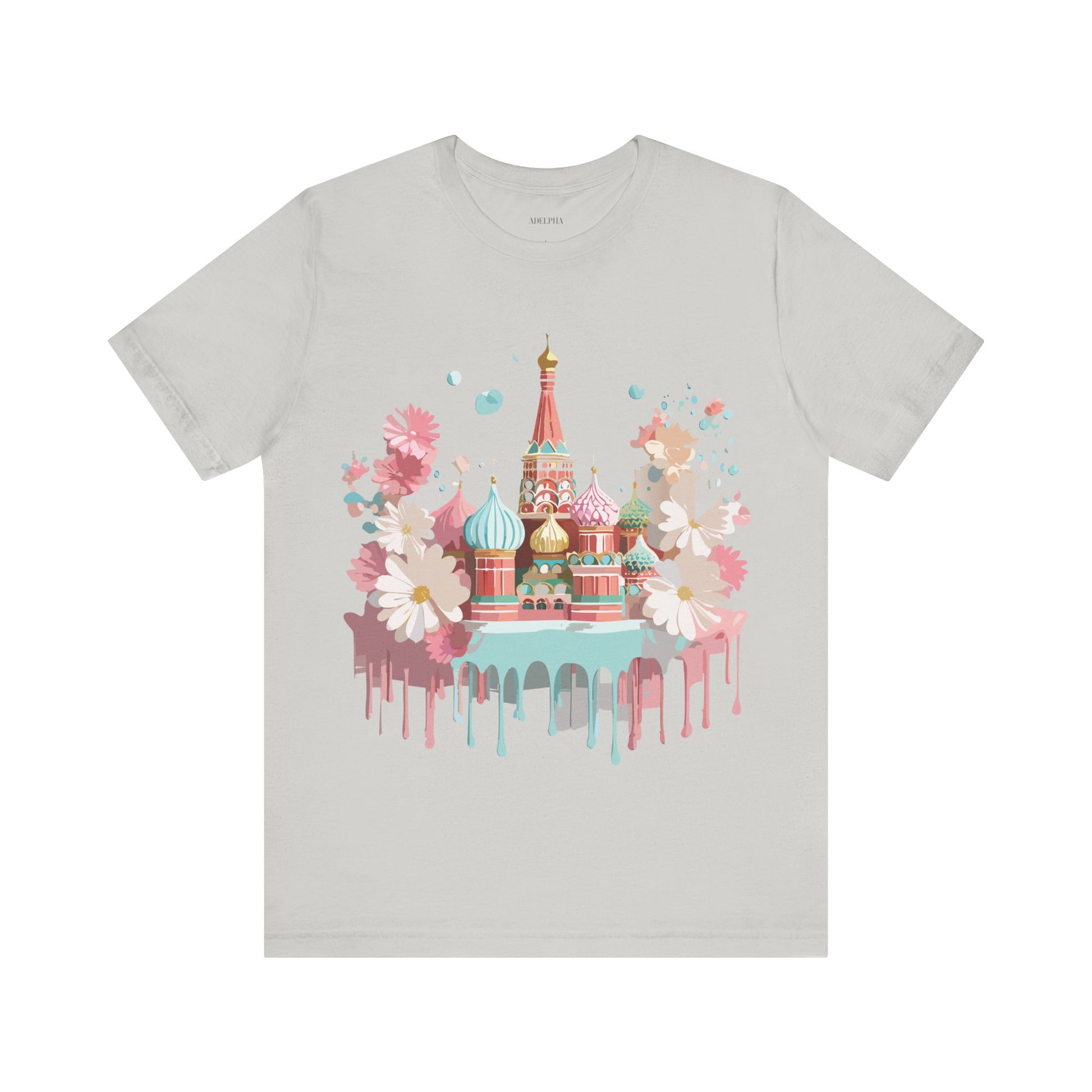 Natural Cotton Tee Shirt - Beautiful Places Collection - Moscow Printify