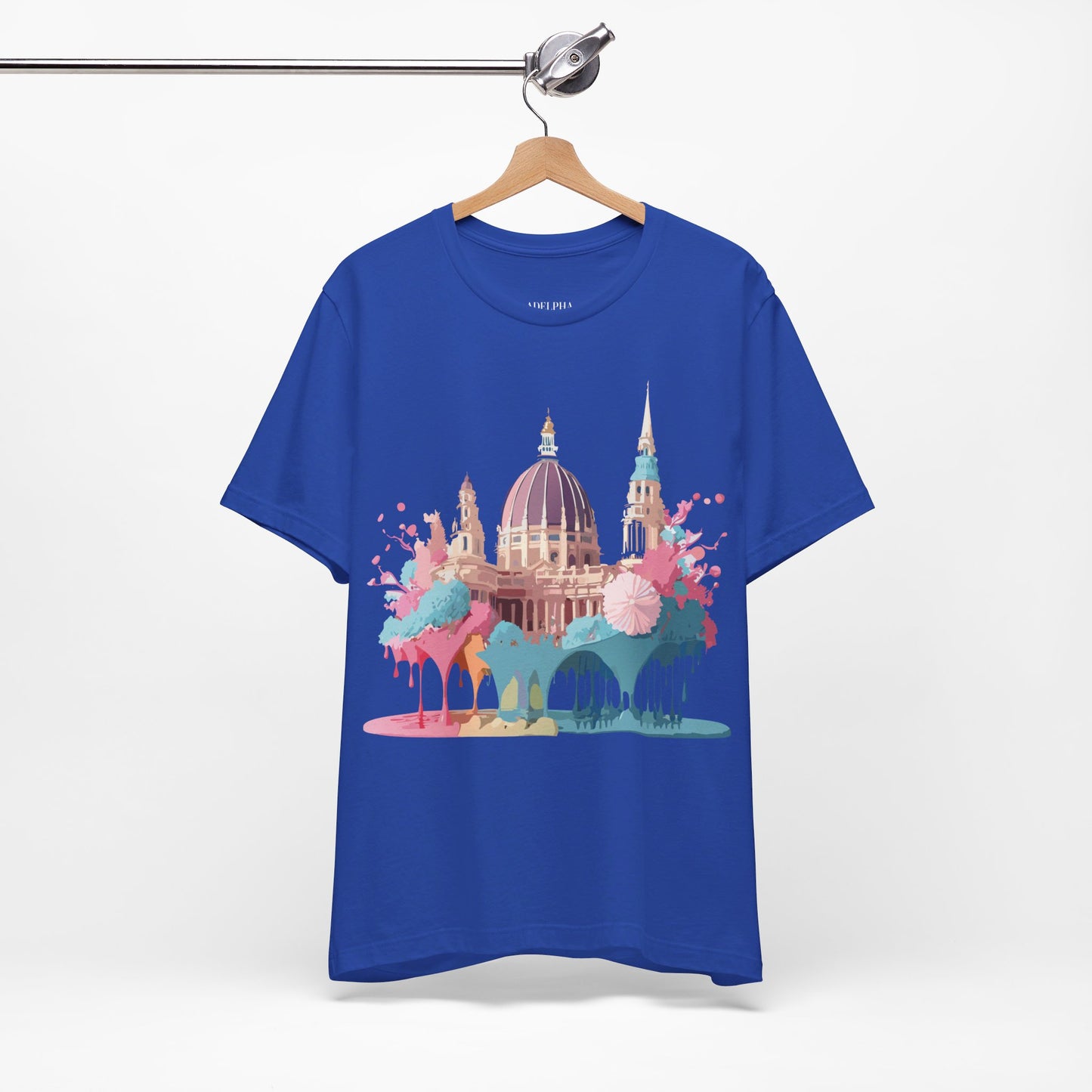 Natural Cotton Tee Shirt - Beautiful Places Collection - Vienna Printify