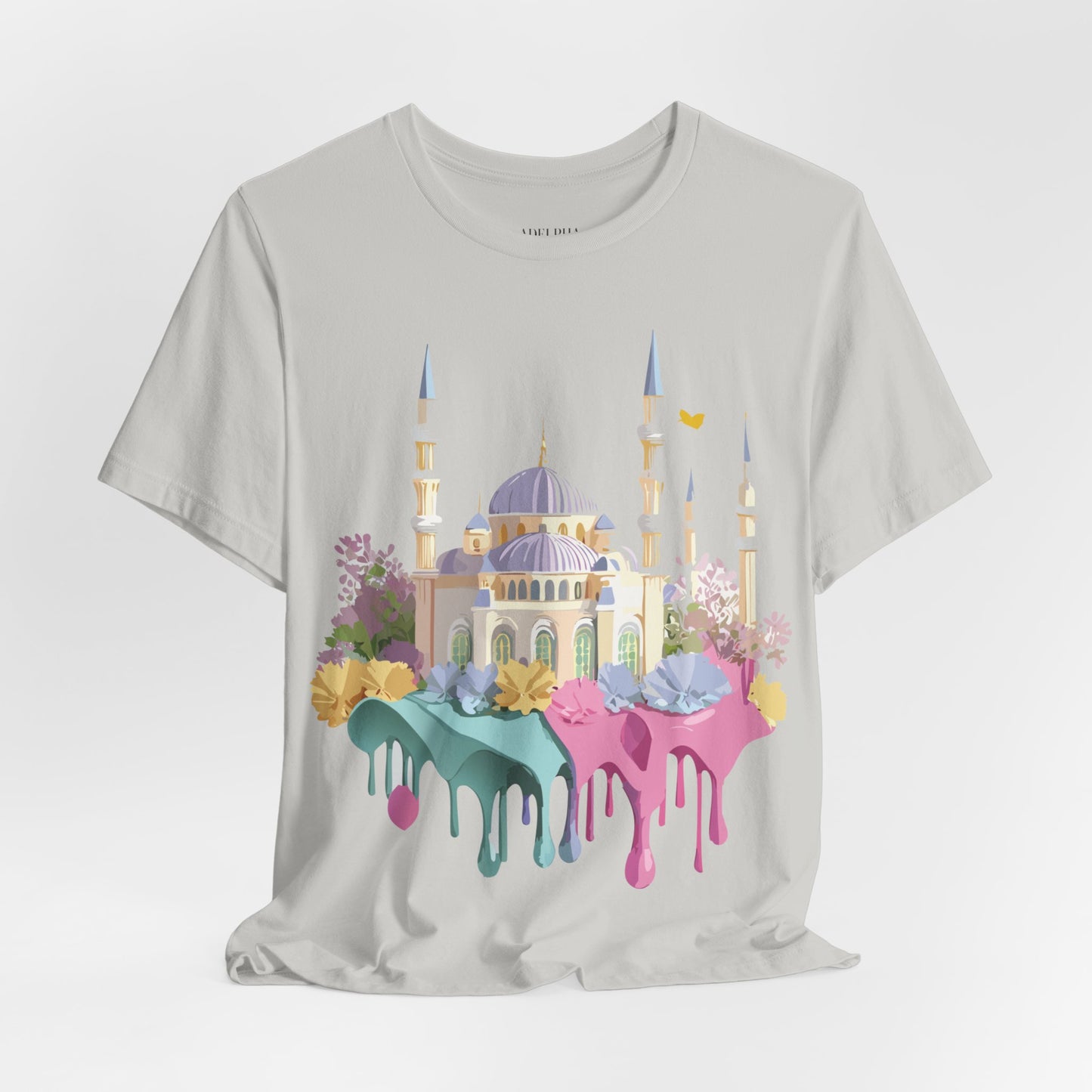 Natural Cotton Tee Shirt - Istanbul, Turkey Printify