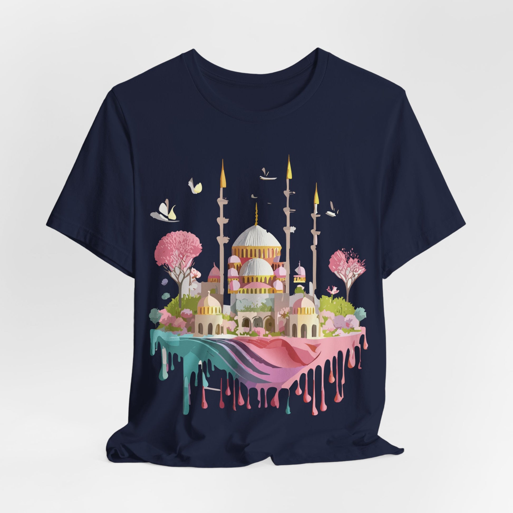Natural Cotton Tee Shirt - Istanbul, Turkey Printify