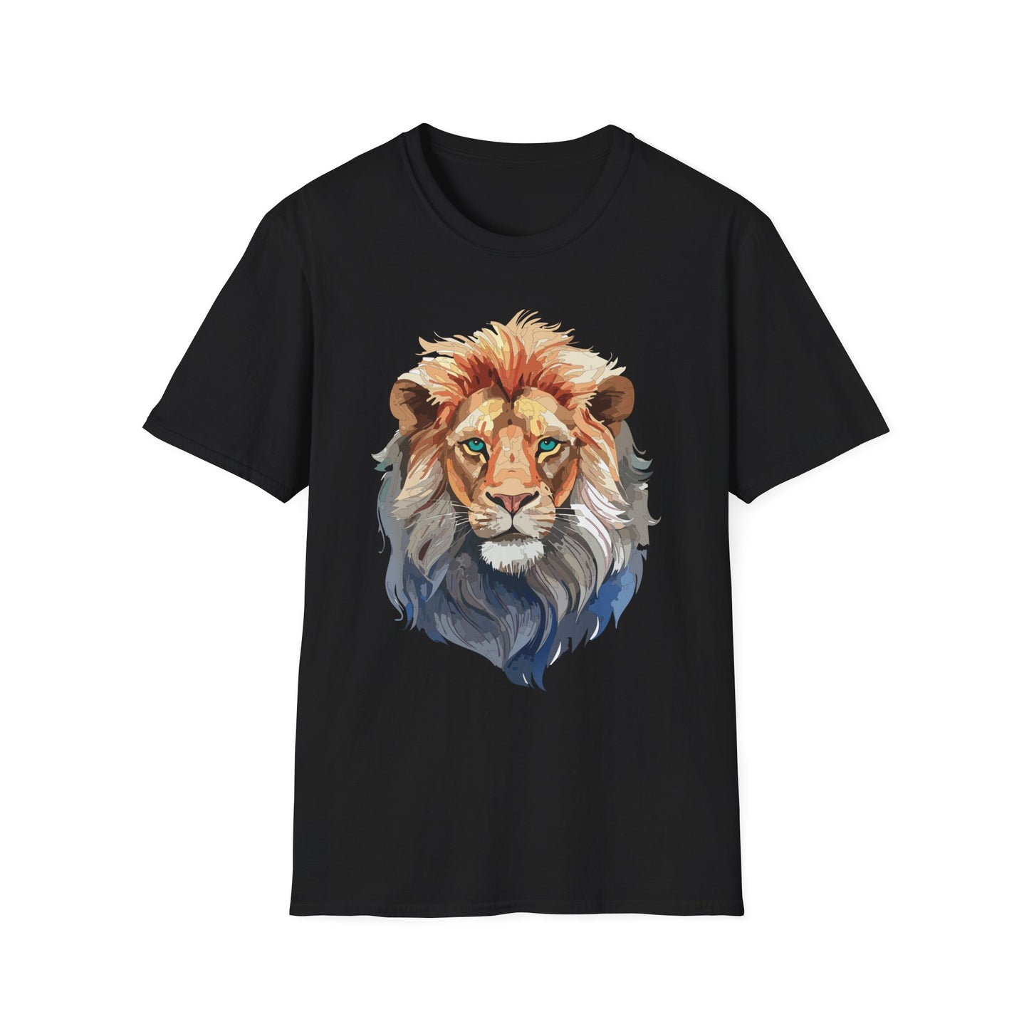 Lion Shirt, Shirt with Lion, Floral Lion Tee, Shirt with Animals