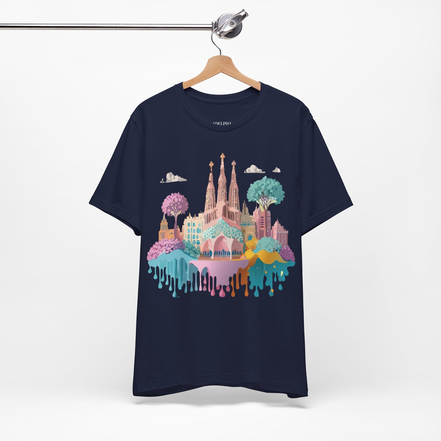 Tourist Shirt, Shirt with Barcelona - ADELPHA