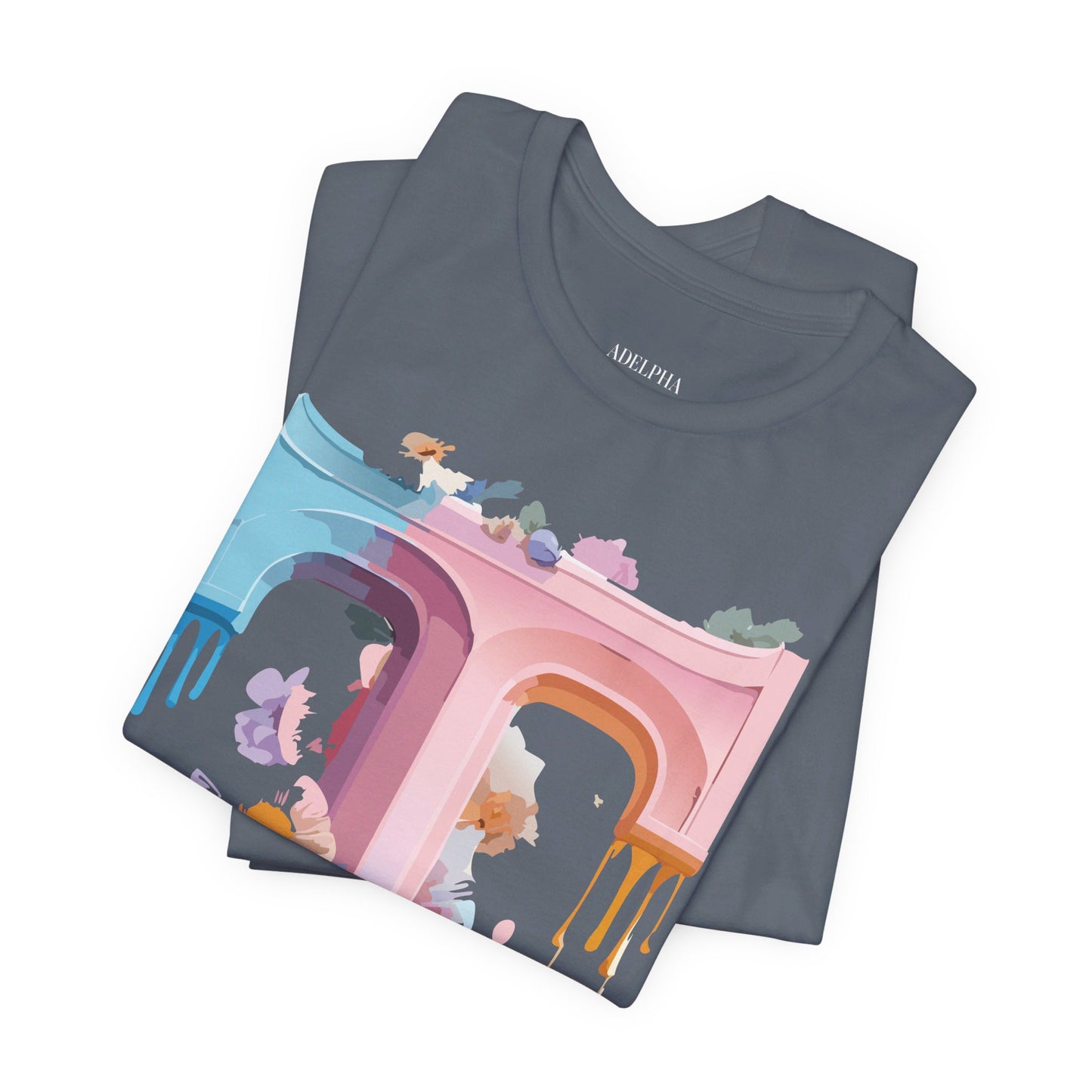 Natural Cotton Tee Shirt - Letters Collection - T Printify