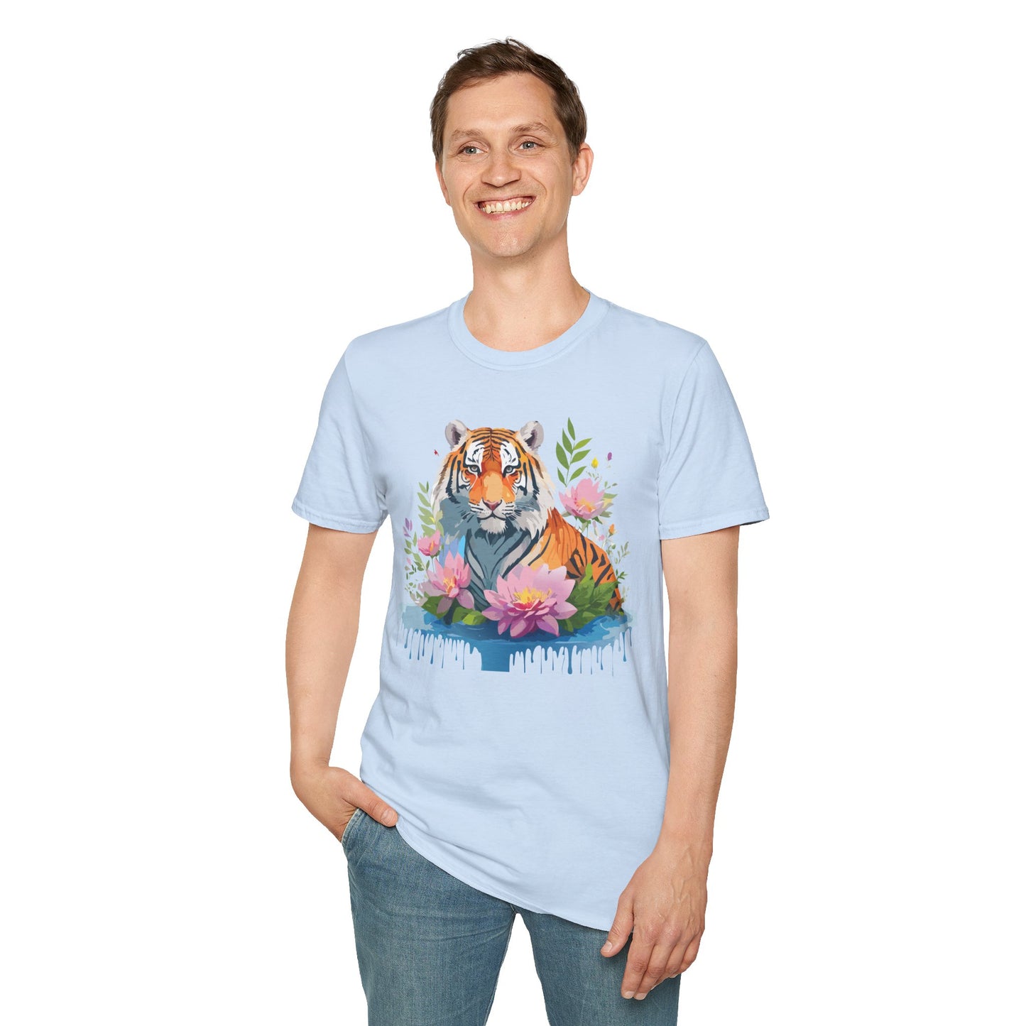 Tiger Shirt, Shirt with Tiger, Animal Tee, Shirt with Animals