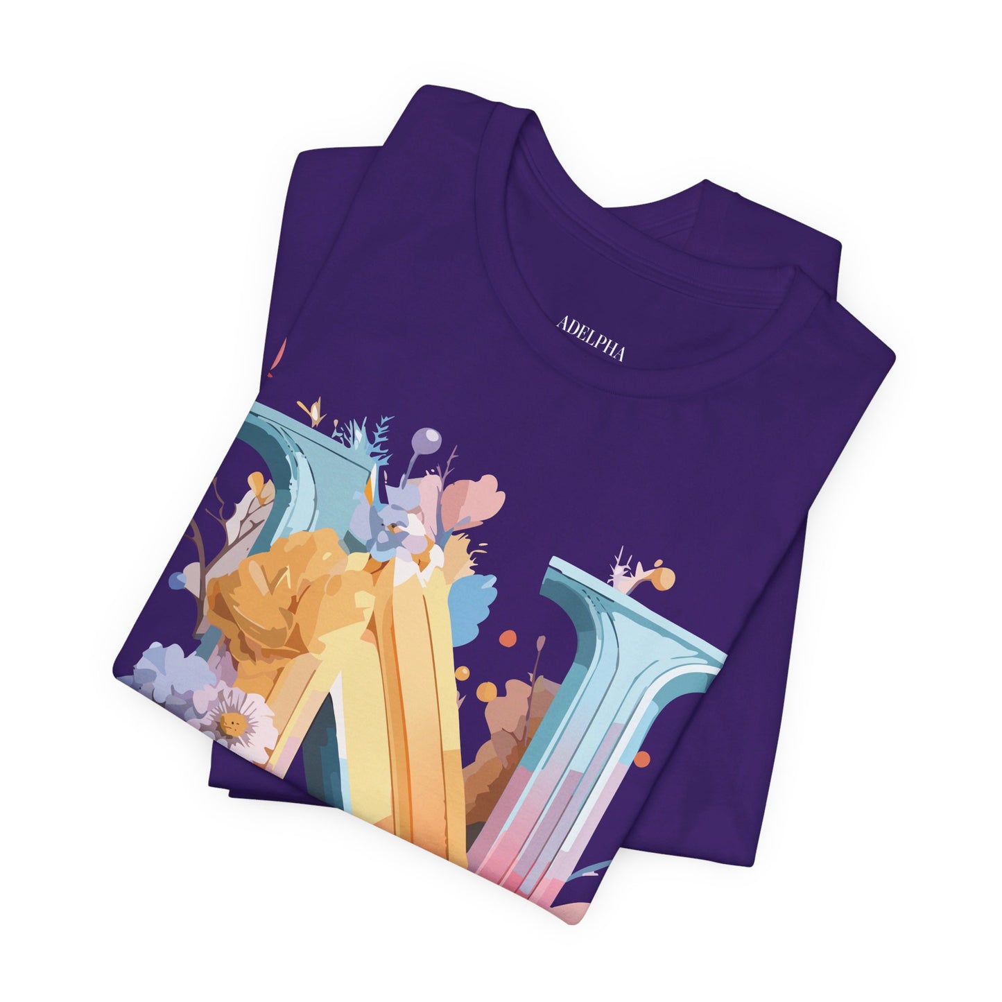 Natural Cotton Tee Shirt - Letters Collection - N Printify