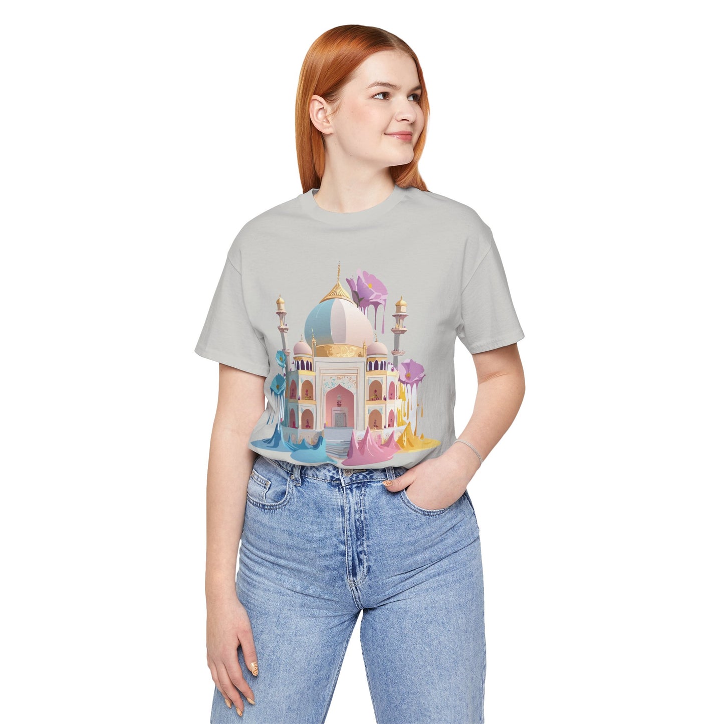 Natural Cotton Tee Shirt - Bukhara, Uzbekistan Printify