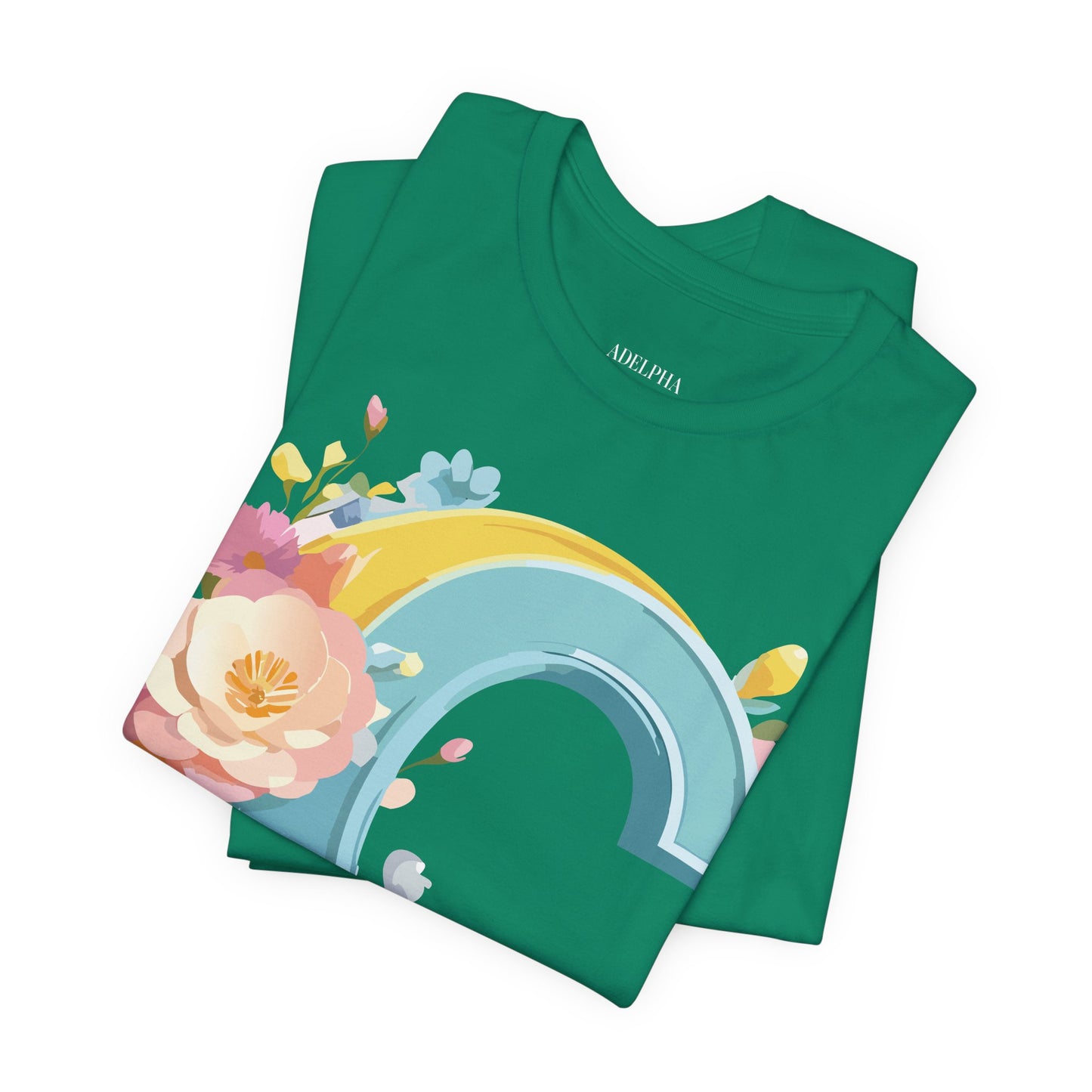 Natural Cotton Tee Shirt - Letters Collection - C Printify